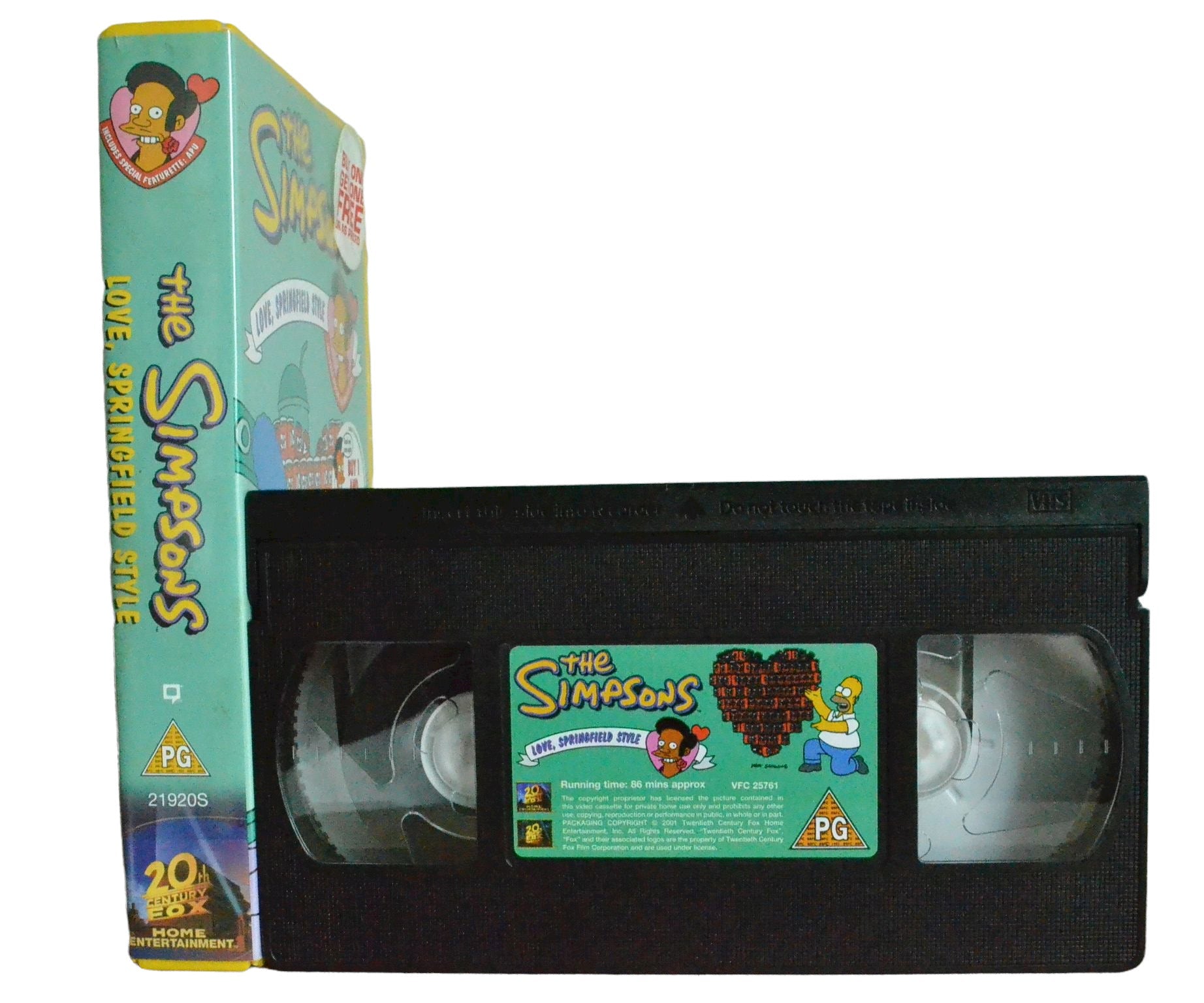 The Simpson - Love, Springfield Style - 20th Century Fox - Children's - Pal VHS-