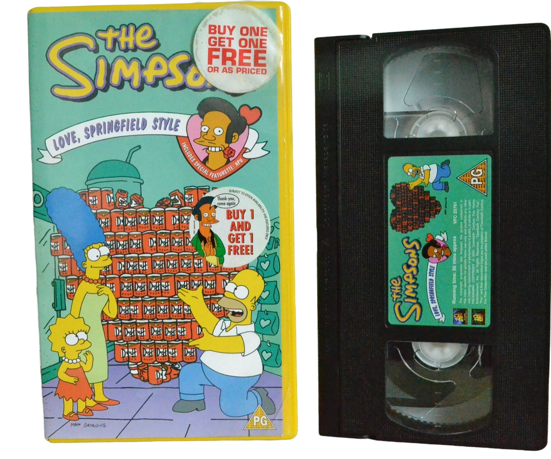 The Simpson - Love, Springfield Style - 20th Century Fox - Children's - Pal VHS-