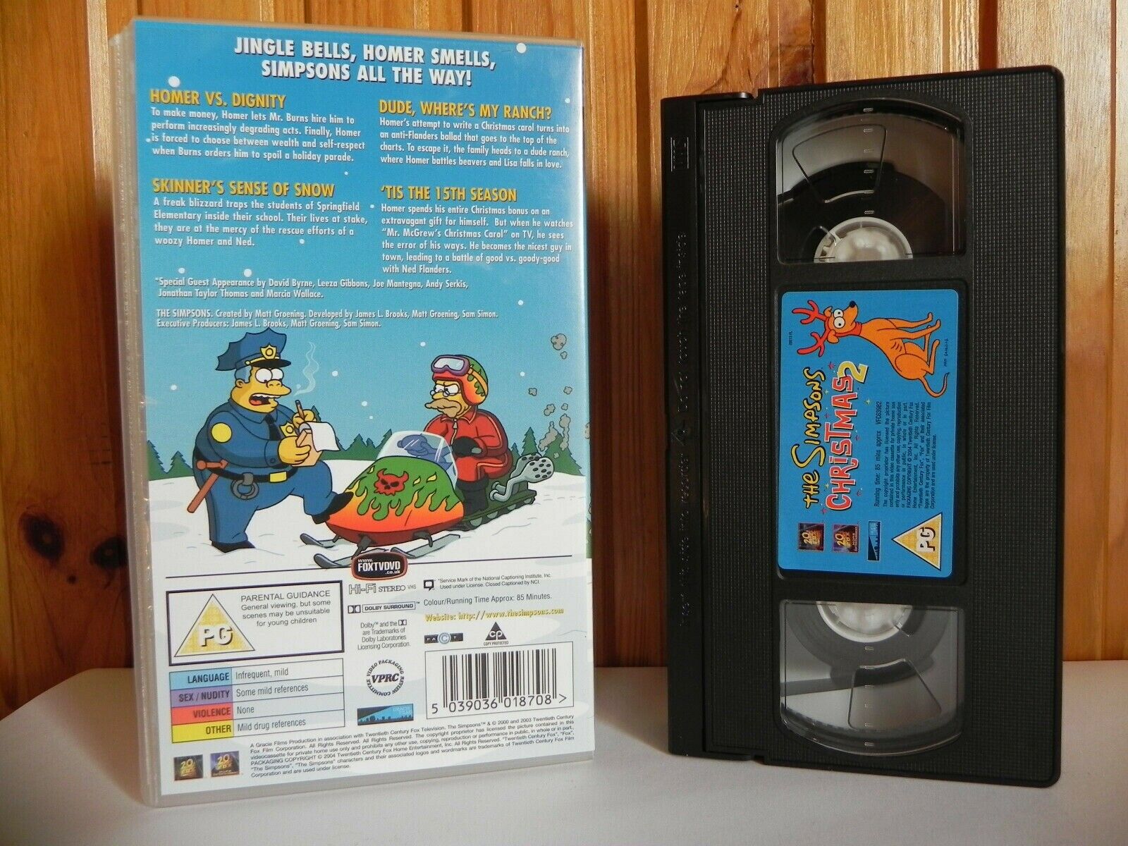 The Simpsons Christmas 2 - 20th Century - Animated - Adventure - Kids - Pal VHS-