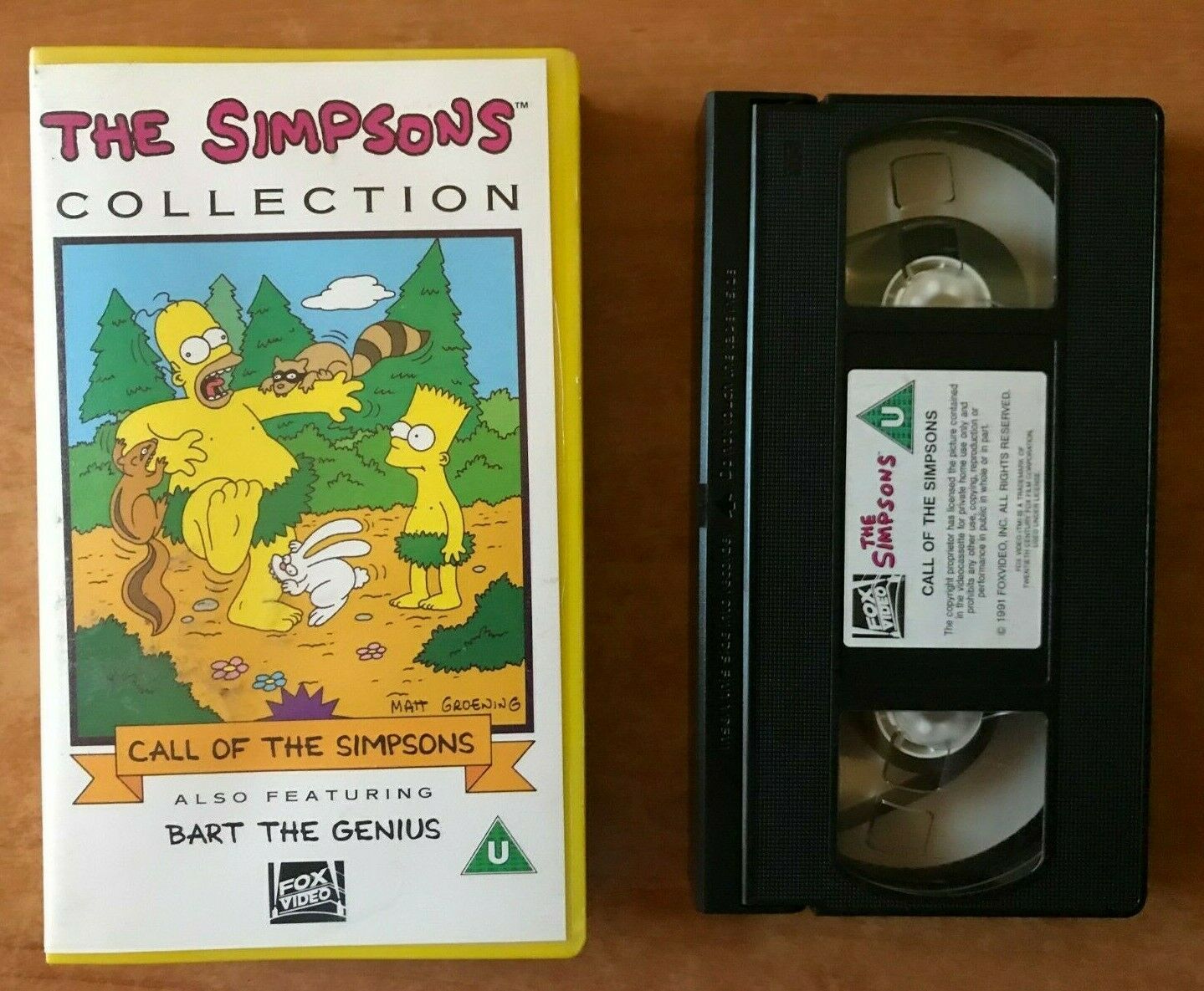 The Simpsons Collection: Call Of The Simpsons [Matt Groening] Animated - Pal VHS-