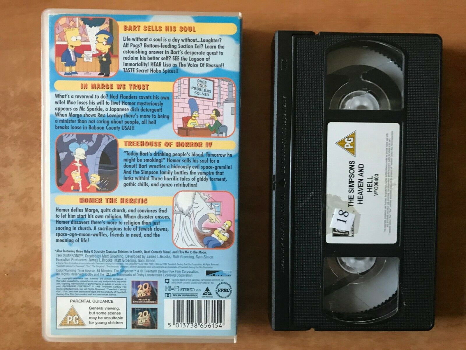 The Simpsons: Heaven And Hell; [Matt Groening] Animated - Comedy - Pal VHS-