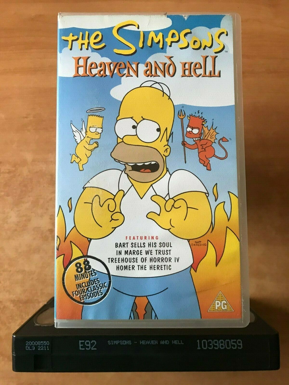 The Simpsons: Heaven And Hell; [Matt Groening] Animated - Comedy - Pal VHS-