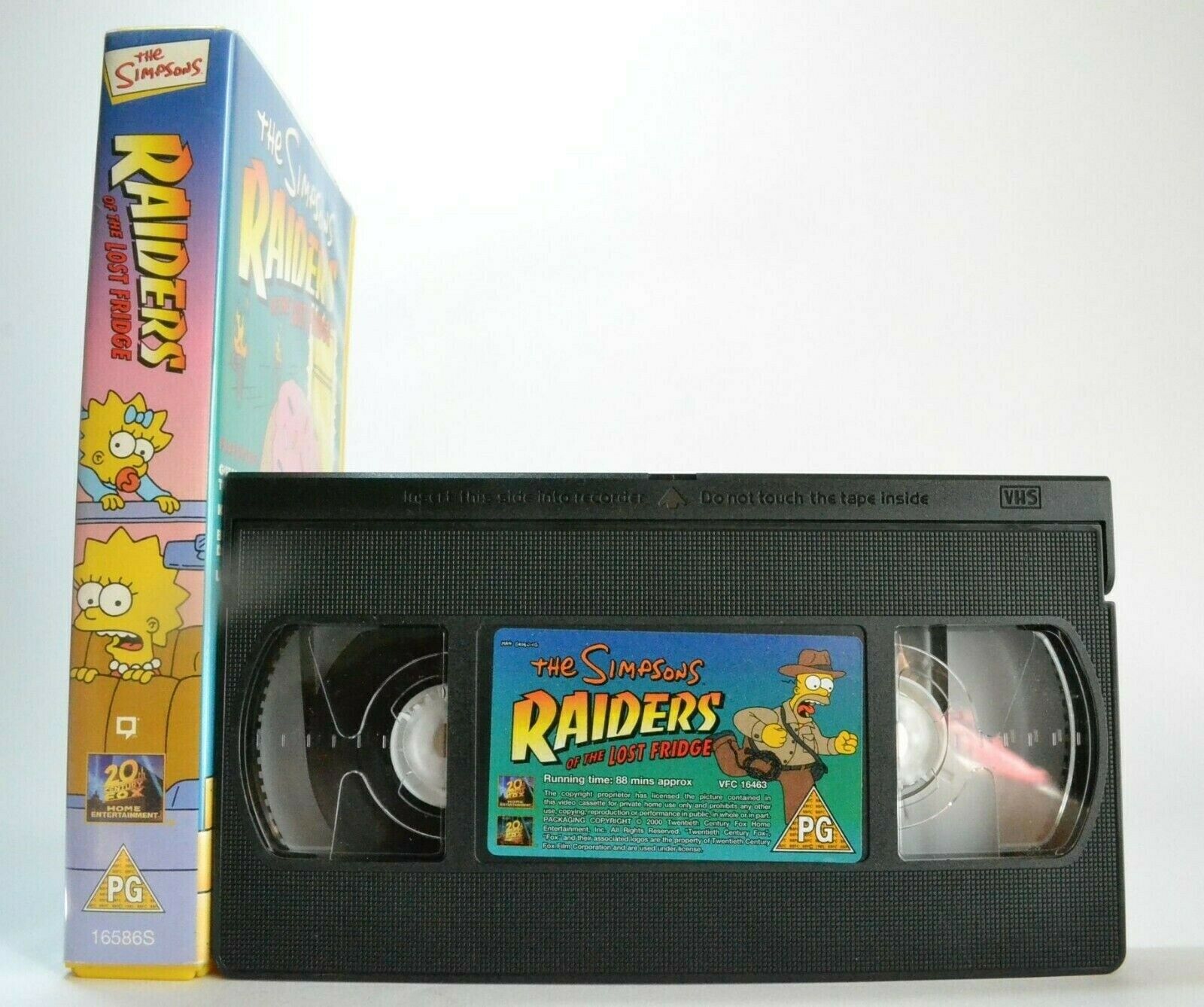 The Simpsons: Raiders Of The Lost Fridge - [Matt Groening] - Animated - Pal VHS-