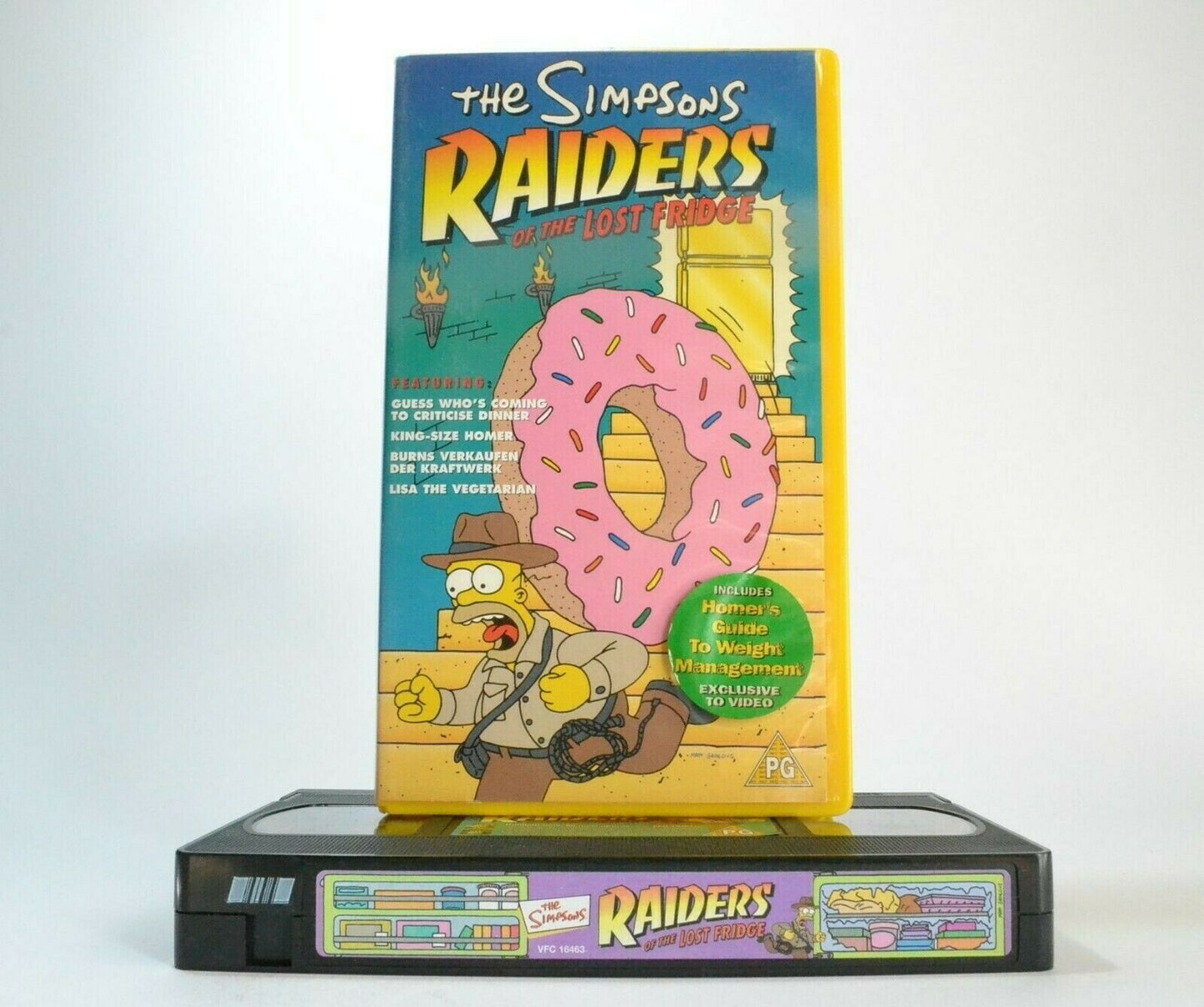 The Simpsons: Raiders Of The Lost Fridge - [Matt Groening] - Animated - Pal VHS-