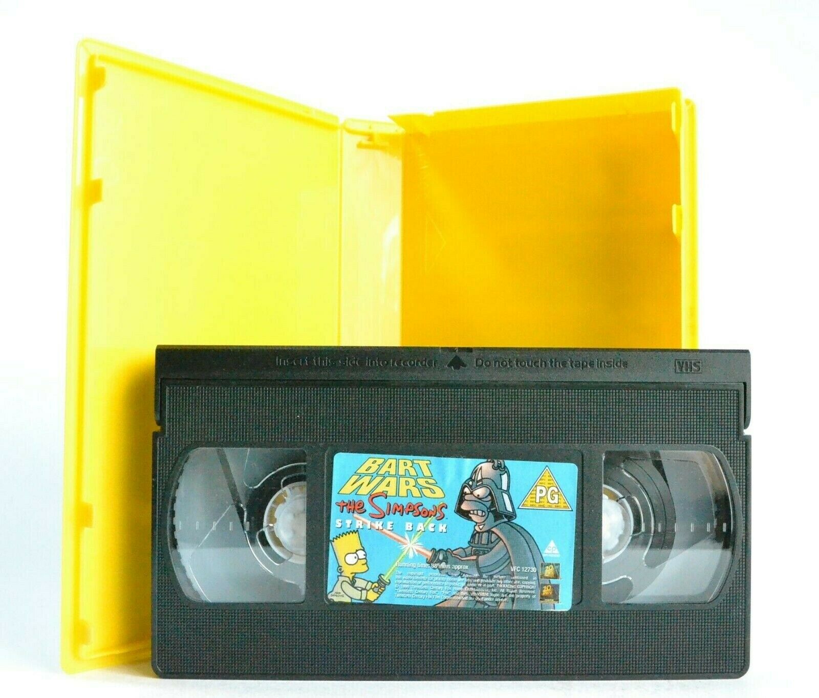 The Simpsons Strike Back: Bart Wars - Animated - Comedy - Children's - Pal VHS-