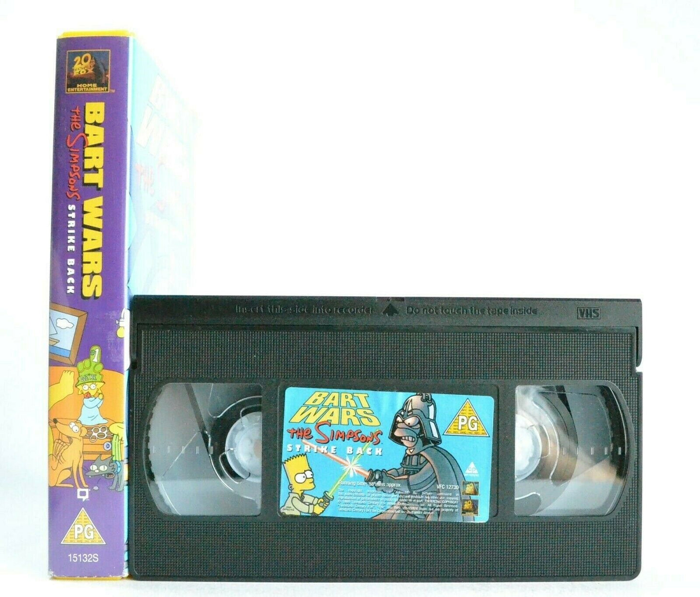 The Simpsons Strike Back: Bart Wars - Animated - Comedy - Children's - Pal VHS-