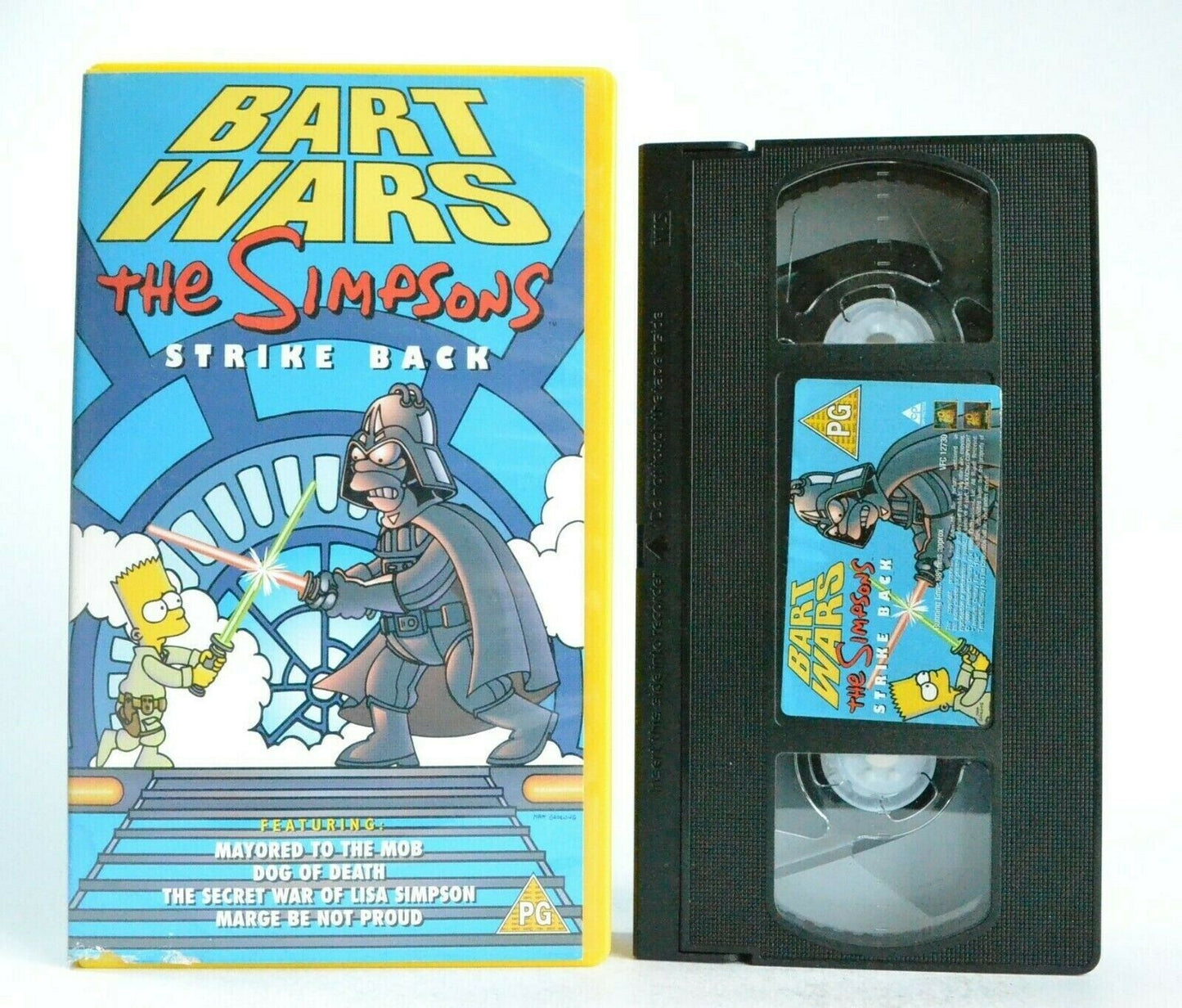 The Simpsons Strike Back: Bart Wars - Animated - Comedy - Children's - Pal VHS-