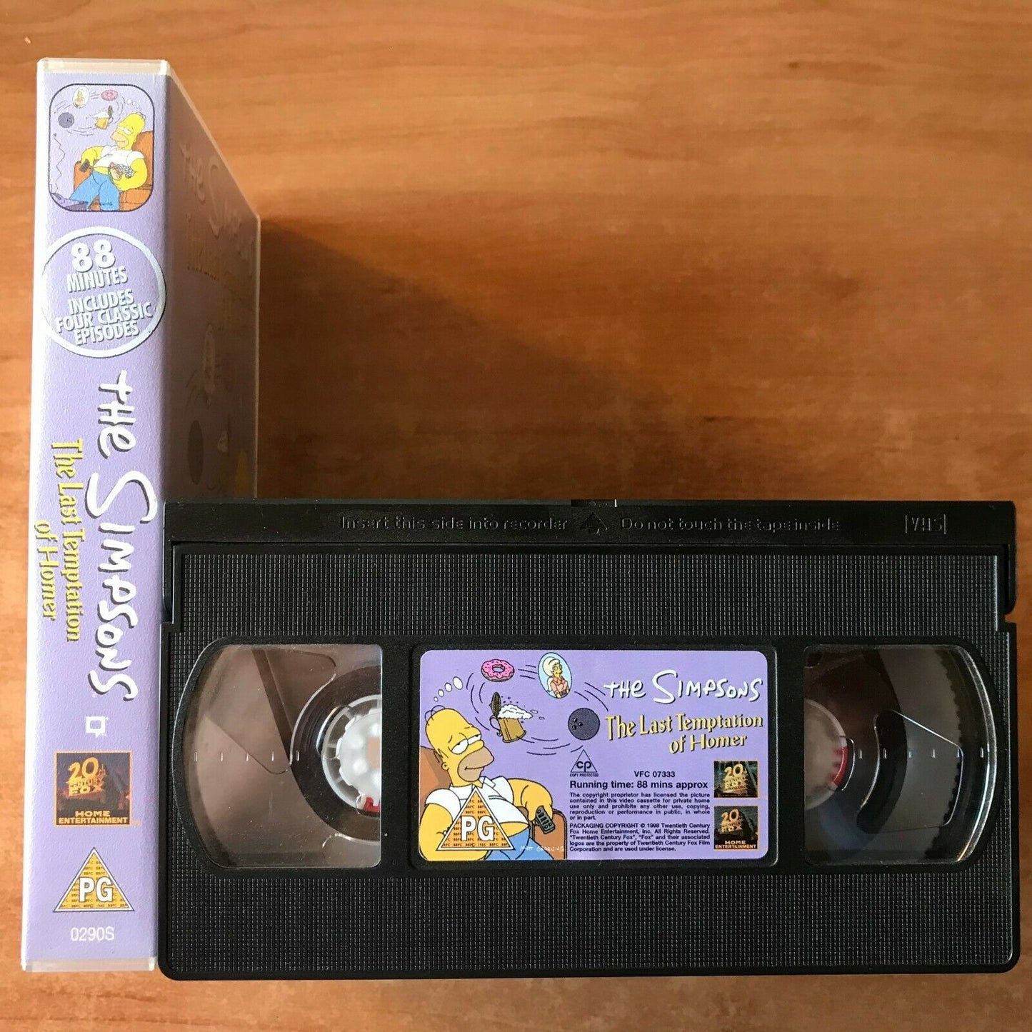 The Simpsons: The Last Temptation Of Homer [Animated] Matt Groening - Pal VHS-