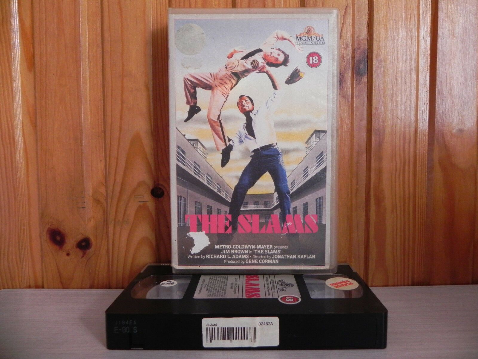 The Slams - Jail Break/HIgh Life - Jim Brown - Action Drama - Pre-Cert - Pal VHS-