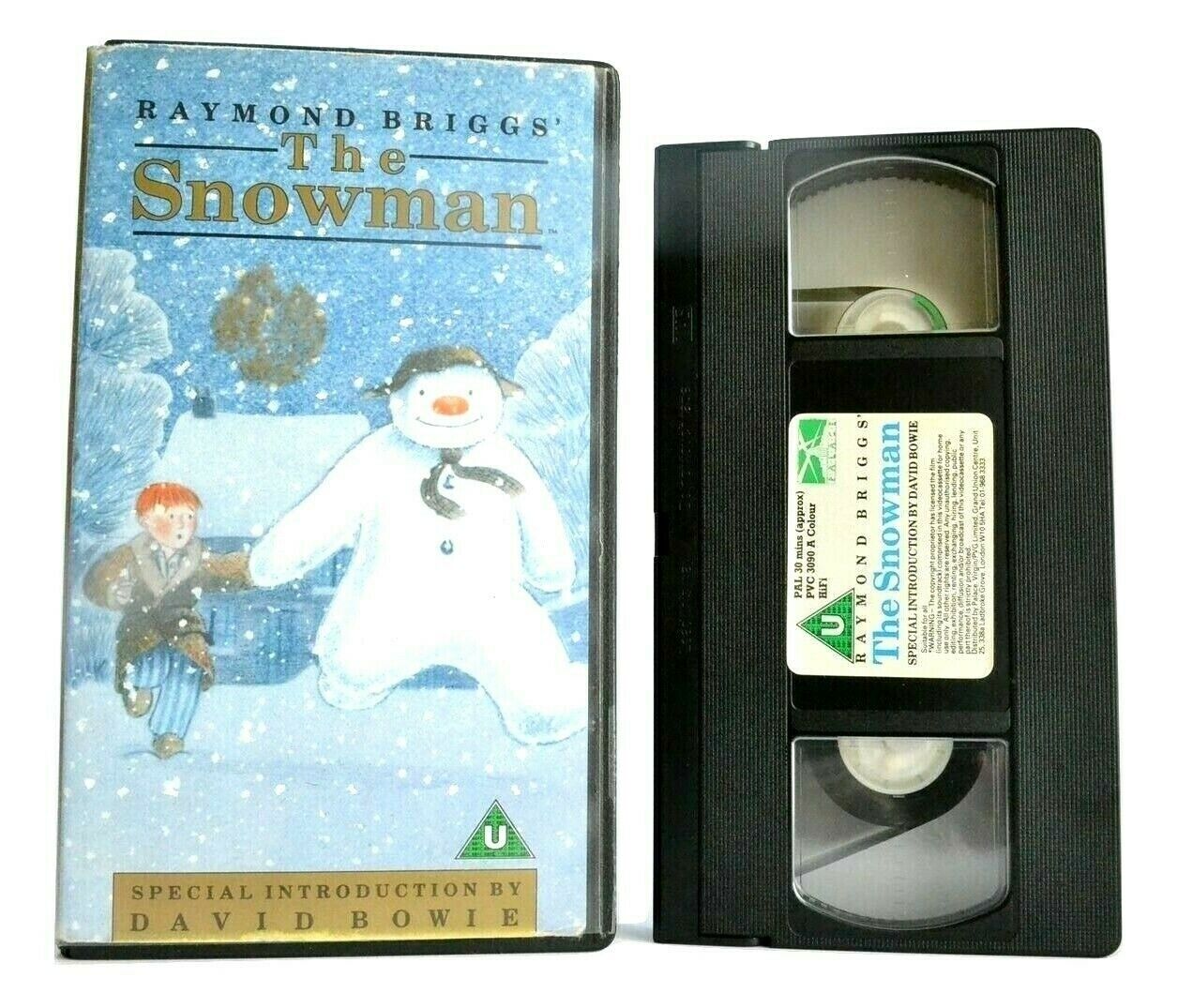 The Snowman (1982): Raymond Briggs - Animated - David Bowie - Children's - VHS-