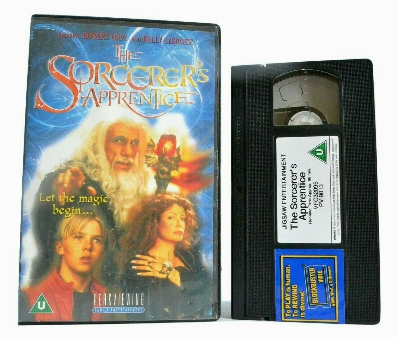 The Sorcerer's Apprentice - Magical Fantasy - Large Box - Kelly LeBrock - VHS-