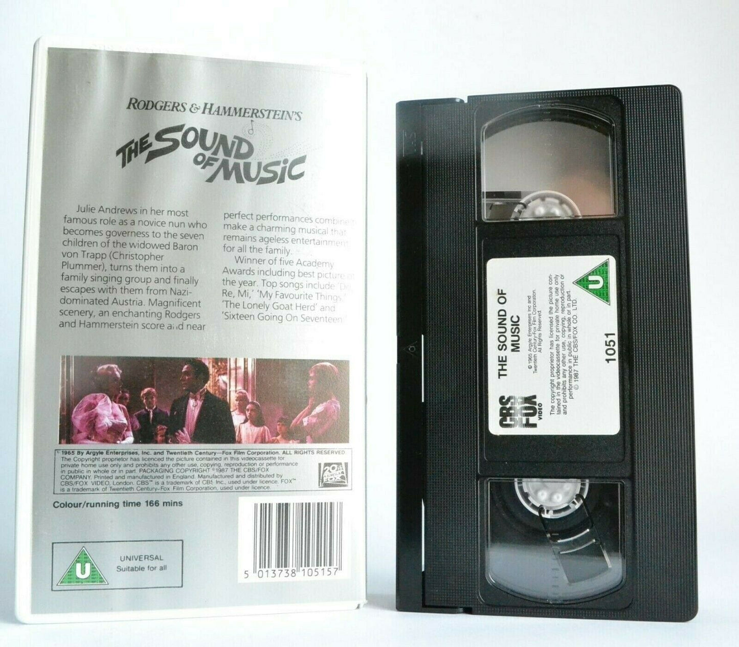 The Sound Of Music: (1987) CBS/FOX Release - Musical Drama - Julie Andrews - VHS-