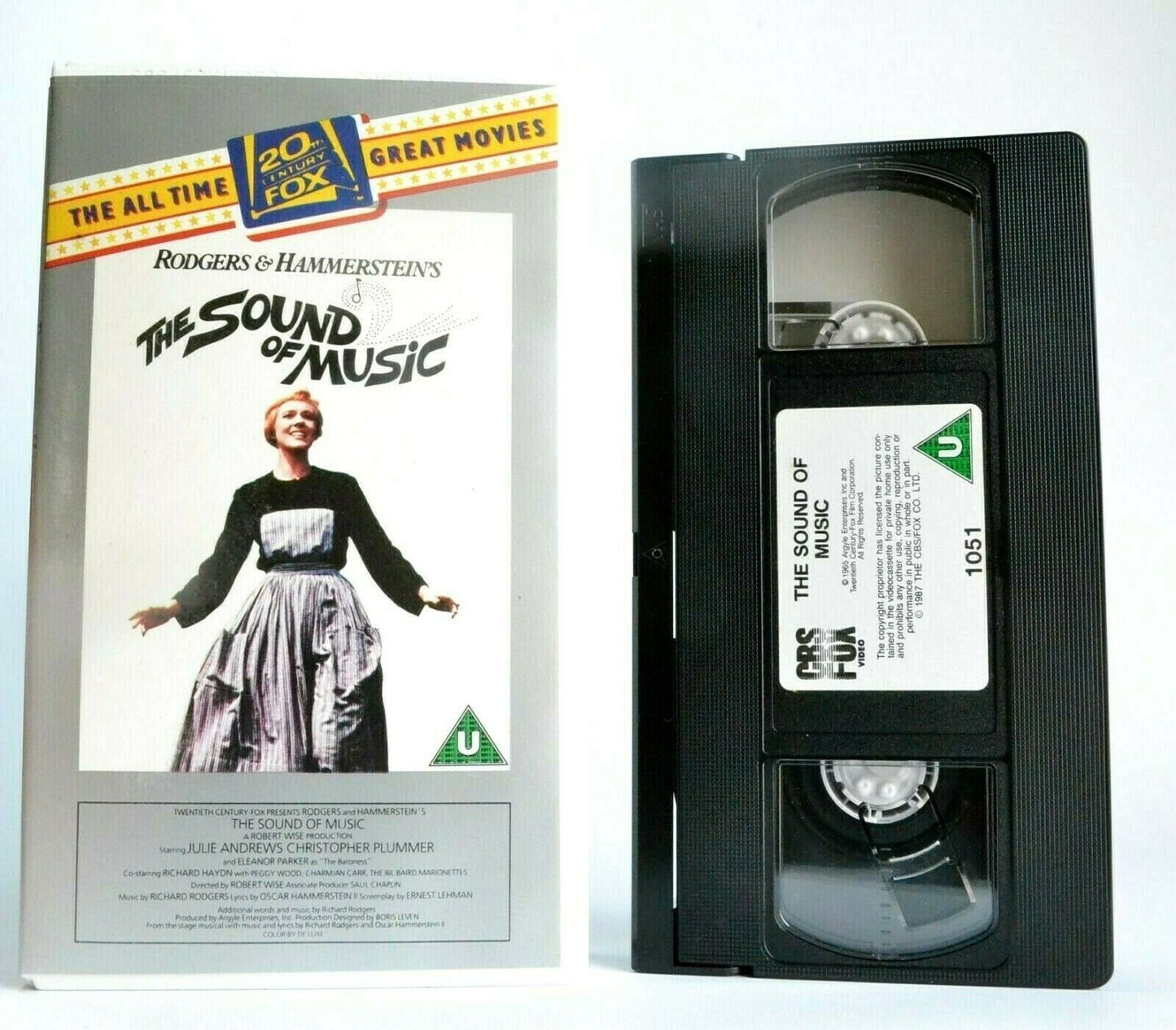 The Sound Of Music: (1987) CBS/FOX Release - Musical Drama - Julie Andrews - VHS-