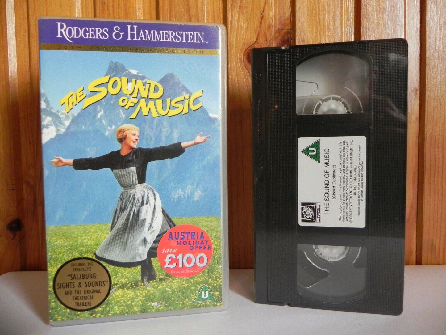 The Sound Of Music - 20th Century - Musical - 30th Anniversary Edition - Pal VHS-