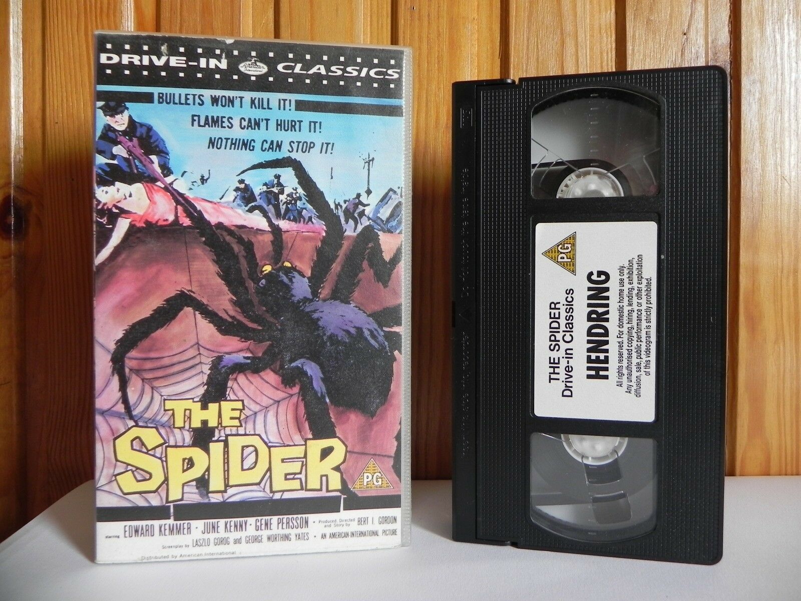 The Spider - Drive-In Classics - Thriller - Edward Kemmer - June Kenny - Pal VHS-