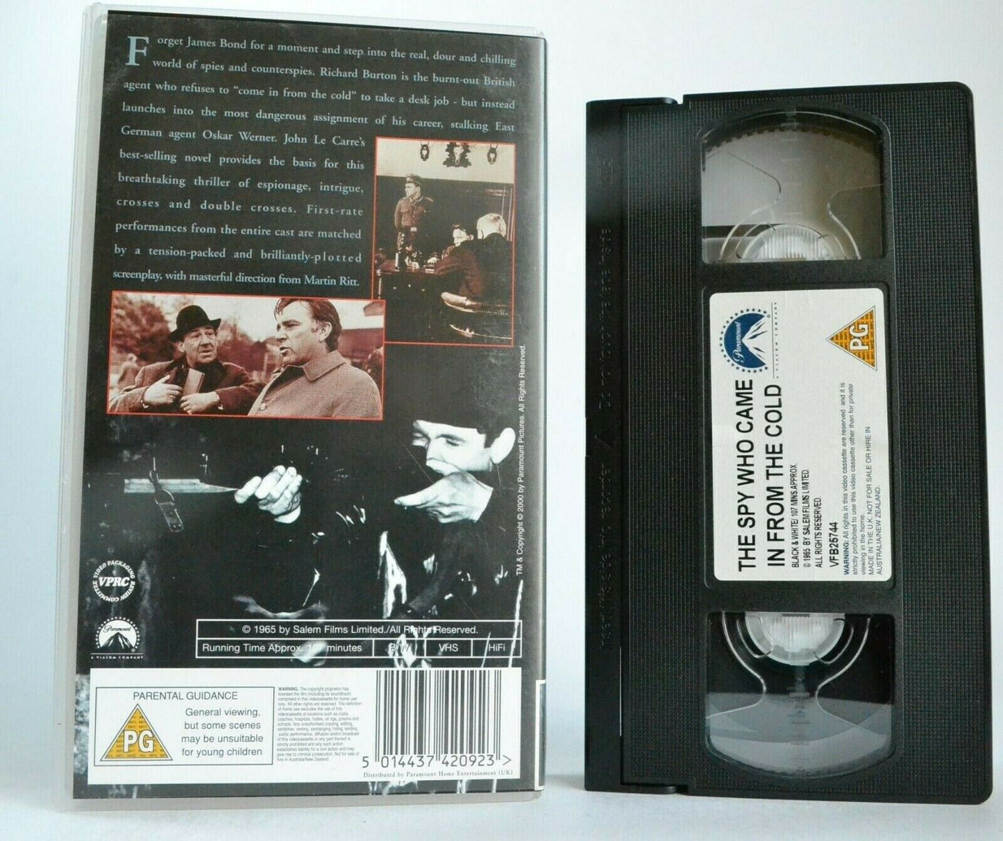 The Spy Who Came In From The Cold (1965) - Thriller - Richard Burton - Pal VHS-