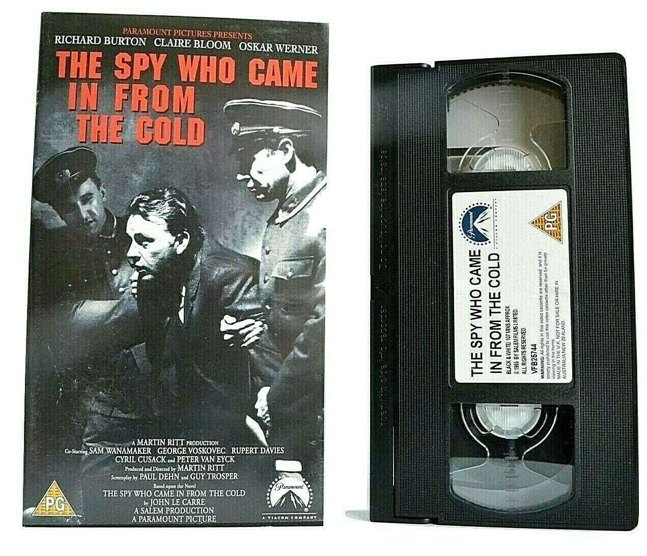 The Spy Who Came In From The Cold (1965) - Thriller - Richard Burton - Pal VHS-