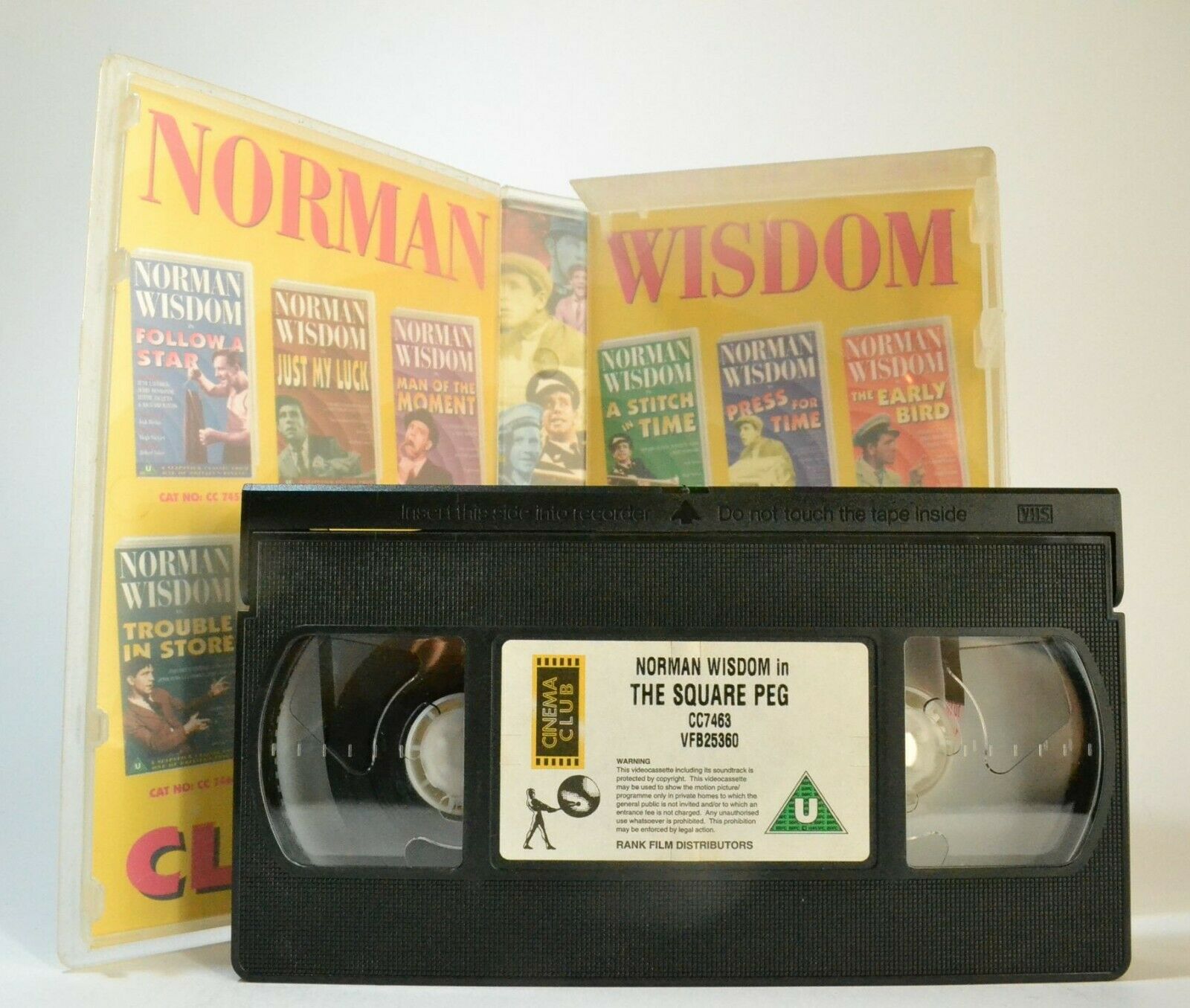 The Square Peg (1959): War Comedy - Norman Wisdom / Honor Blackman - Pal VHS-