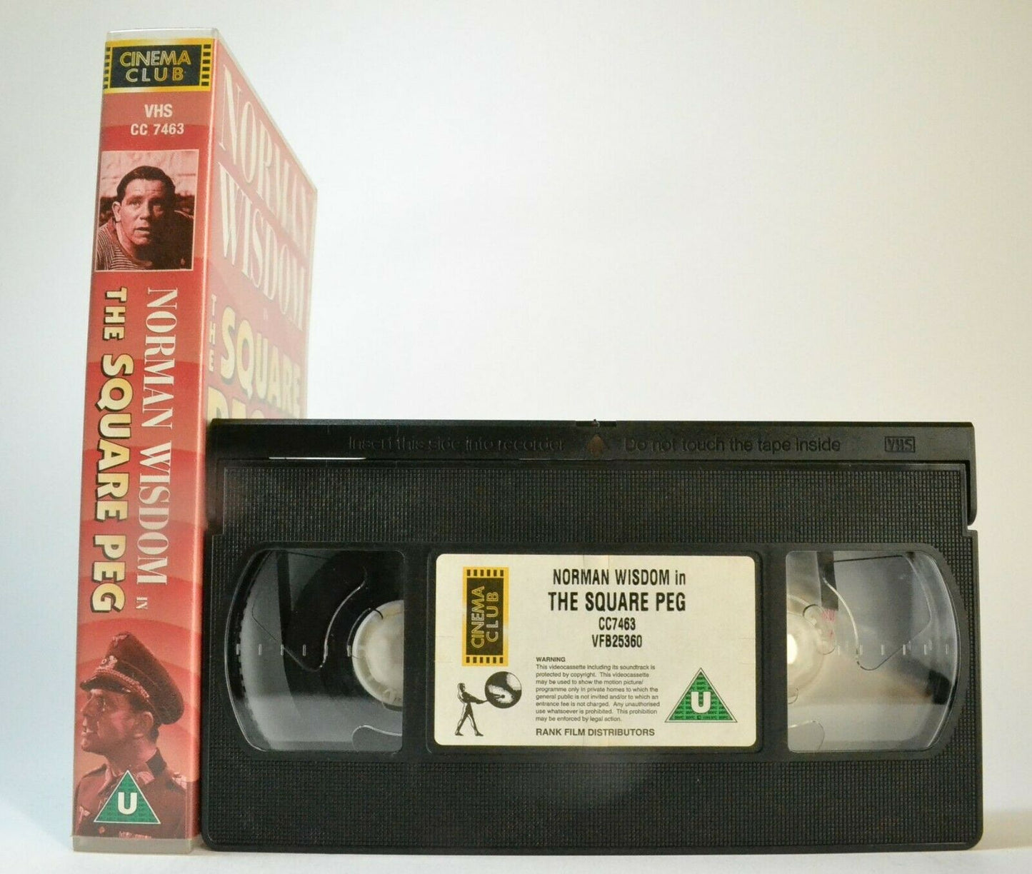 The Square Peg (1959): War Comedy - Norman Wisdom / Honor Blackman - Pal VHS-