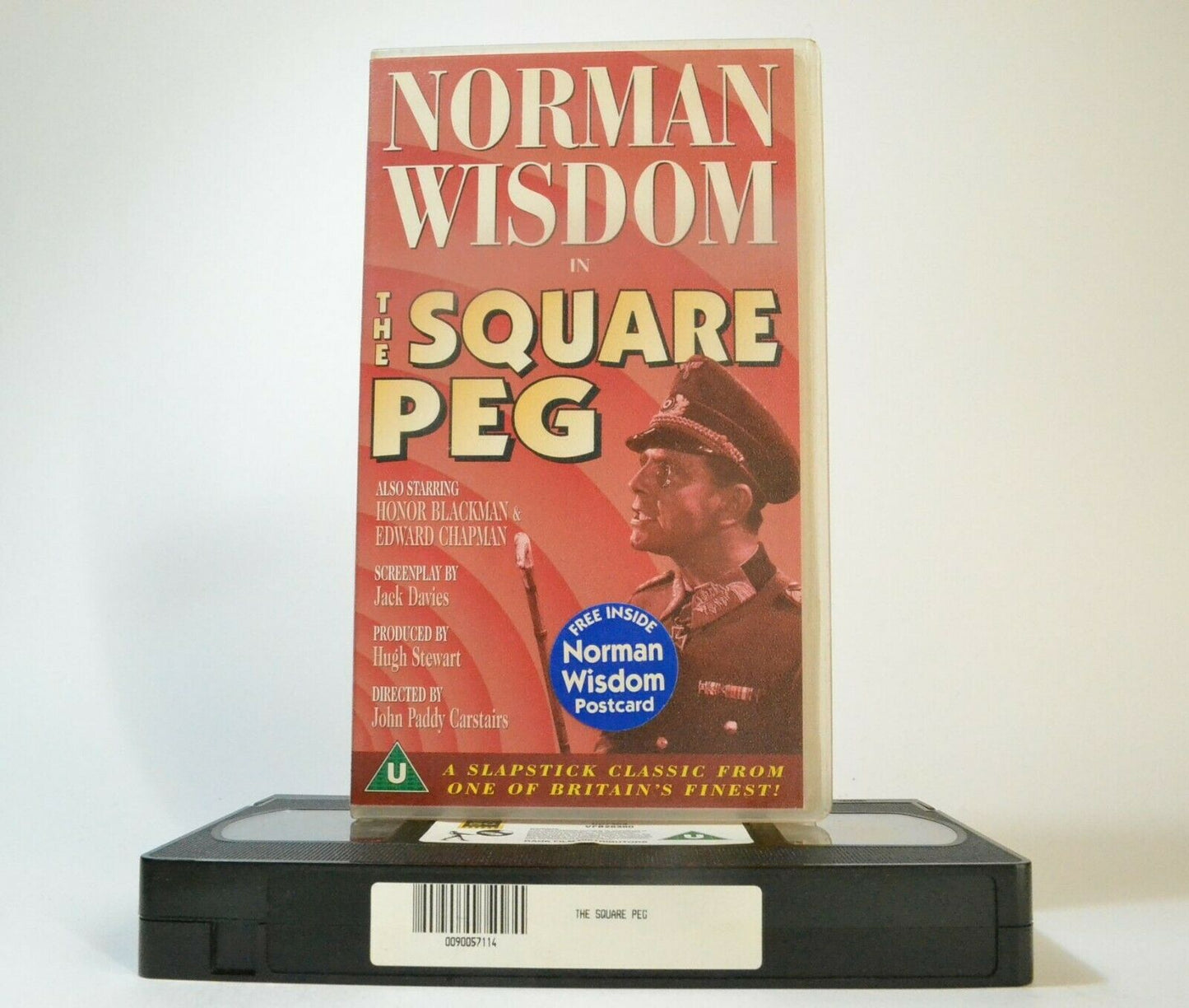 The Square Peg (1959): War Comedy - Norman Wisdom / Honor Blackman - Pal VHS-