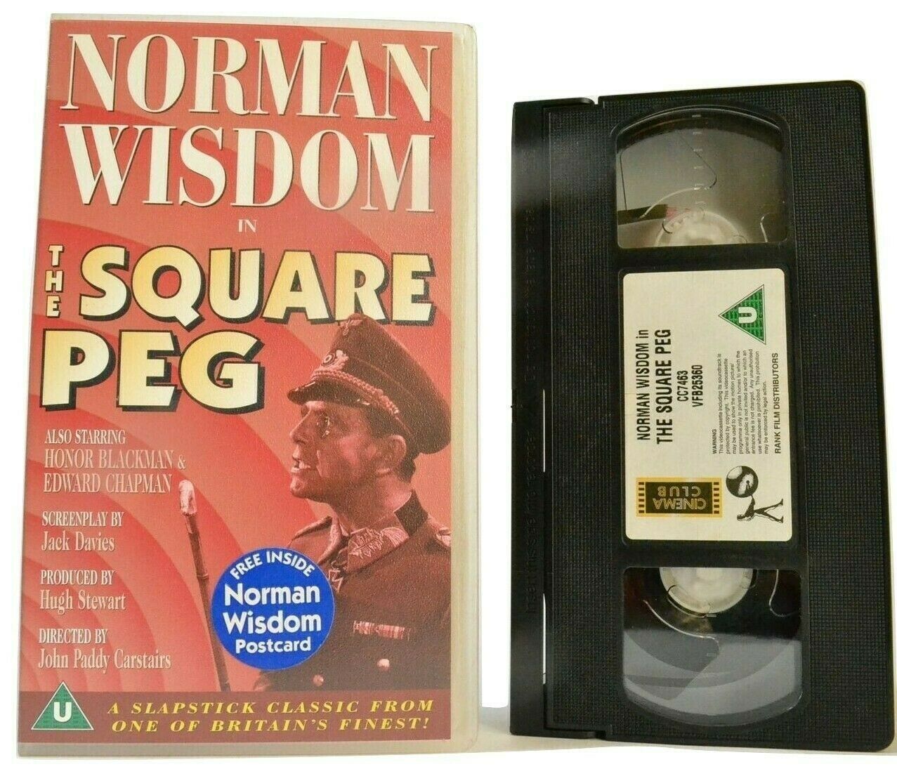 The Square Peg (1959): War Comedy - Norman Wisdom / Honor Blackman - Pal VHS-