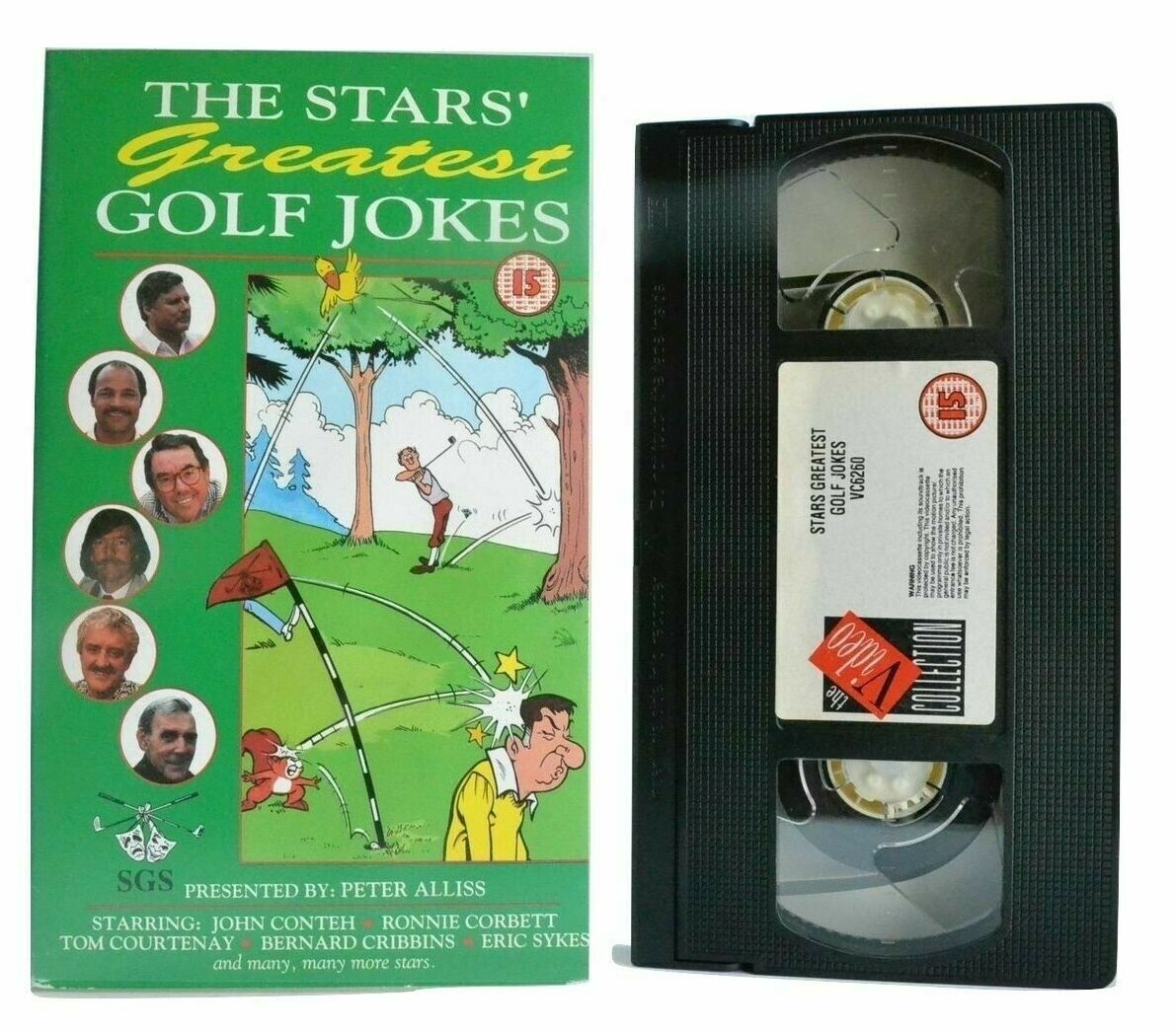 The Stars' Greatest Golf Jokes: By Peter Alliss - John Conteh - Eric Sykes - VHS-