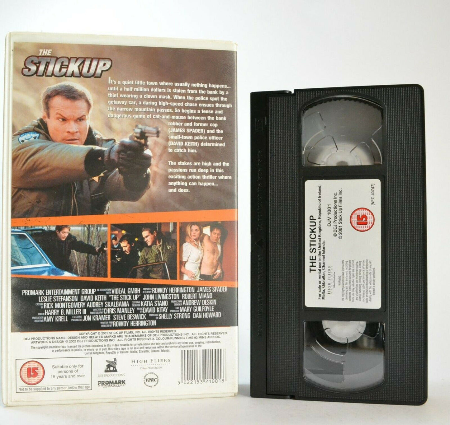 The Stickup: Thriller (2001) - Large Box - Road Movie - James Spader - Pal VHS-