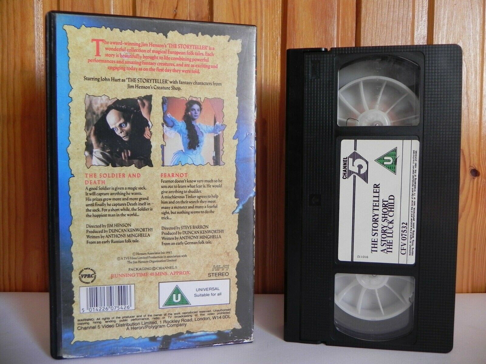 The Story Teller - Channel 5 - European Folk Tales - Magical - Children's - VHS-