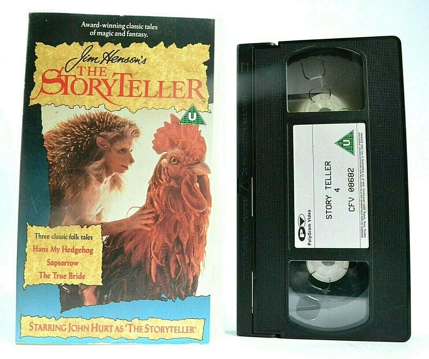 The Story Teller [Jim Henson]: 'The True Bride' -<John Hurt>- Children's - VHS-