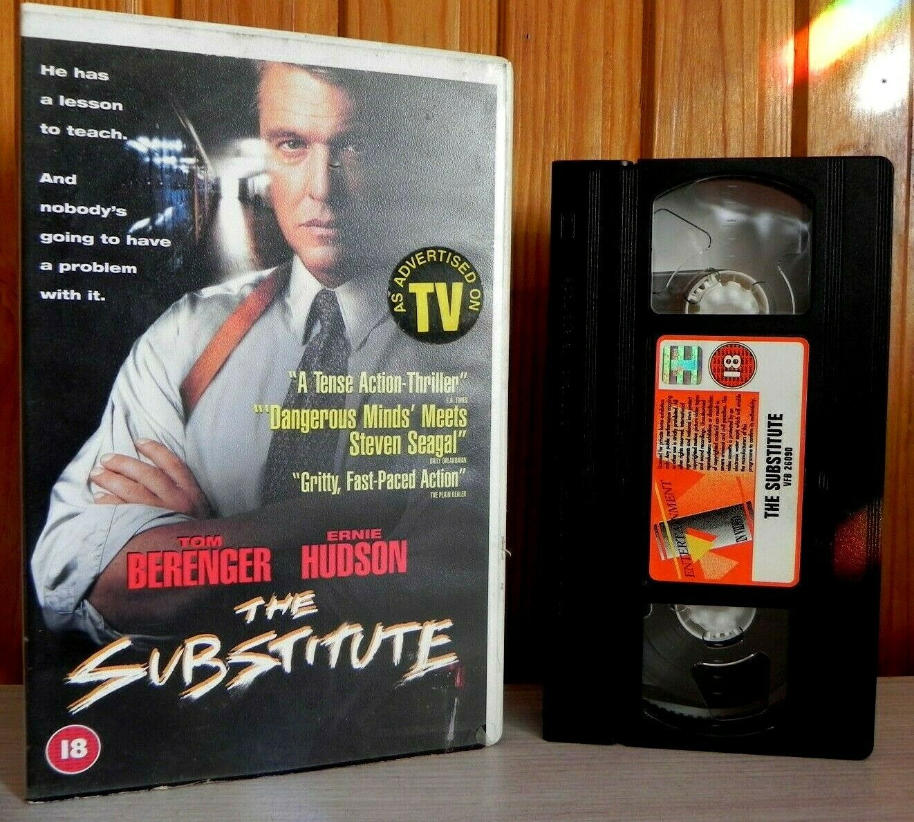 The Substitute: T.Berenger (1996) - One Man Crack Team - Crime Action - Pal VHS-