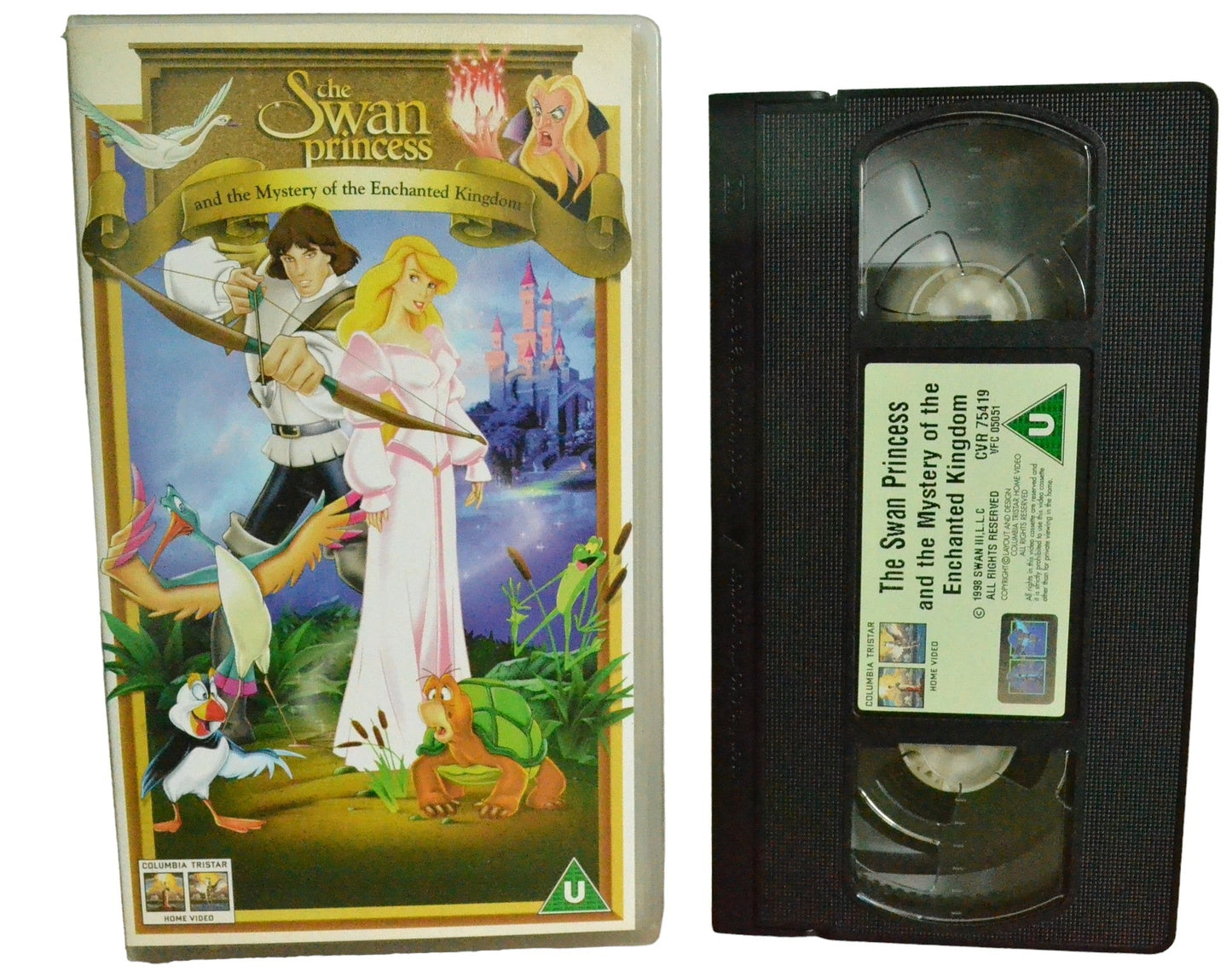 The Swan Princess and the Mystery of the Enchanted Kingdom - Columbia Tristar Home Video - CVR75419 - Children - Pal - VHS-