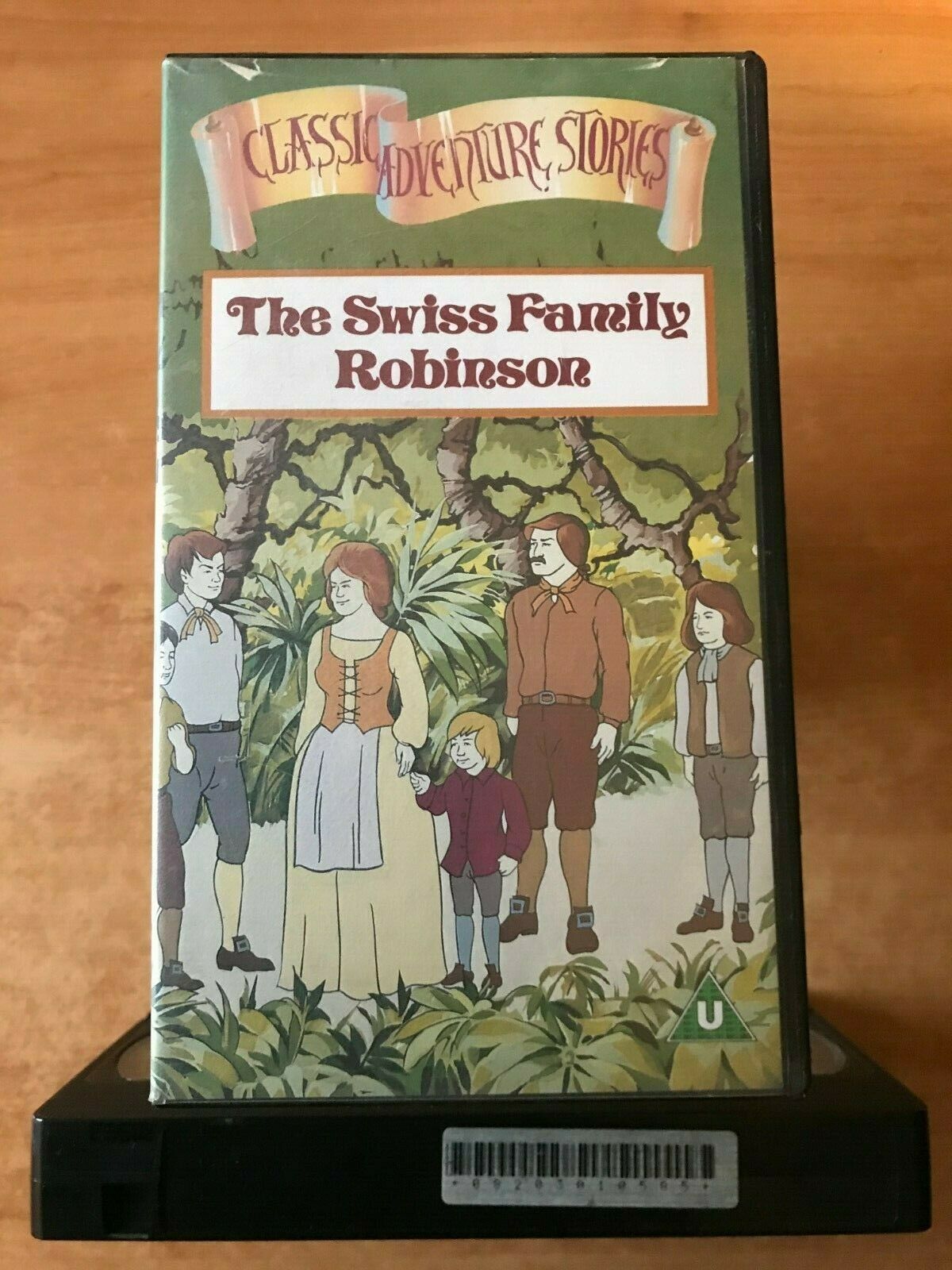 The Swiss Family Robinson [Classic Adventure Stories] Animated - Kids - Pal VHS-