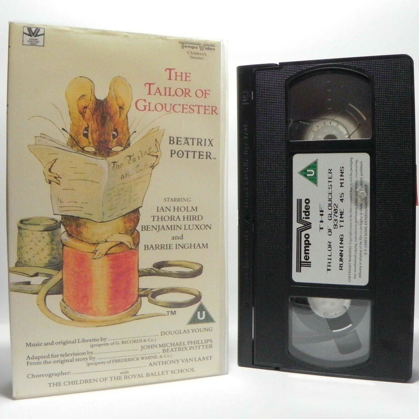 The Tailor Of Gloucester: A Family Musical - Classical - Children's - Pal VHS-