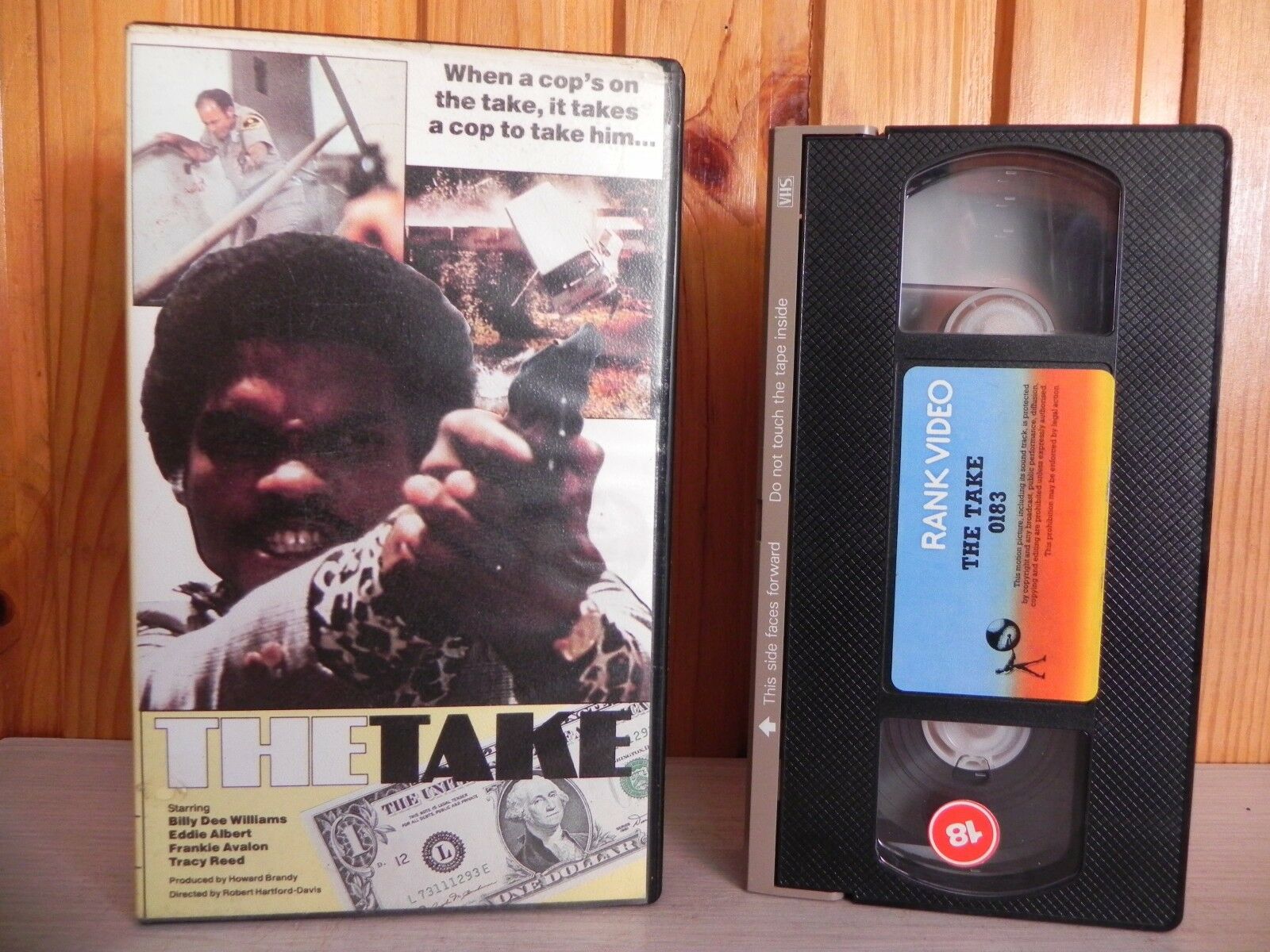 The Take - Frankie Avalon - Rank - 1974 - New Mexico Business - Pre-Cert - VHS-