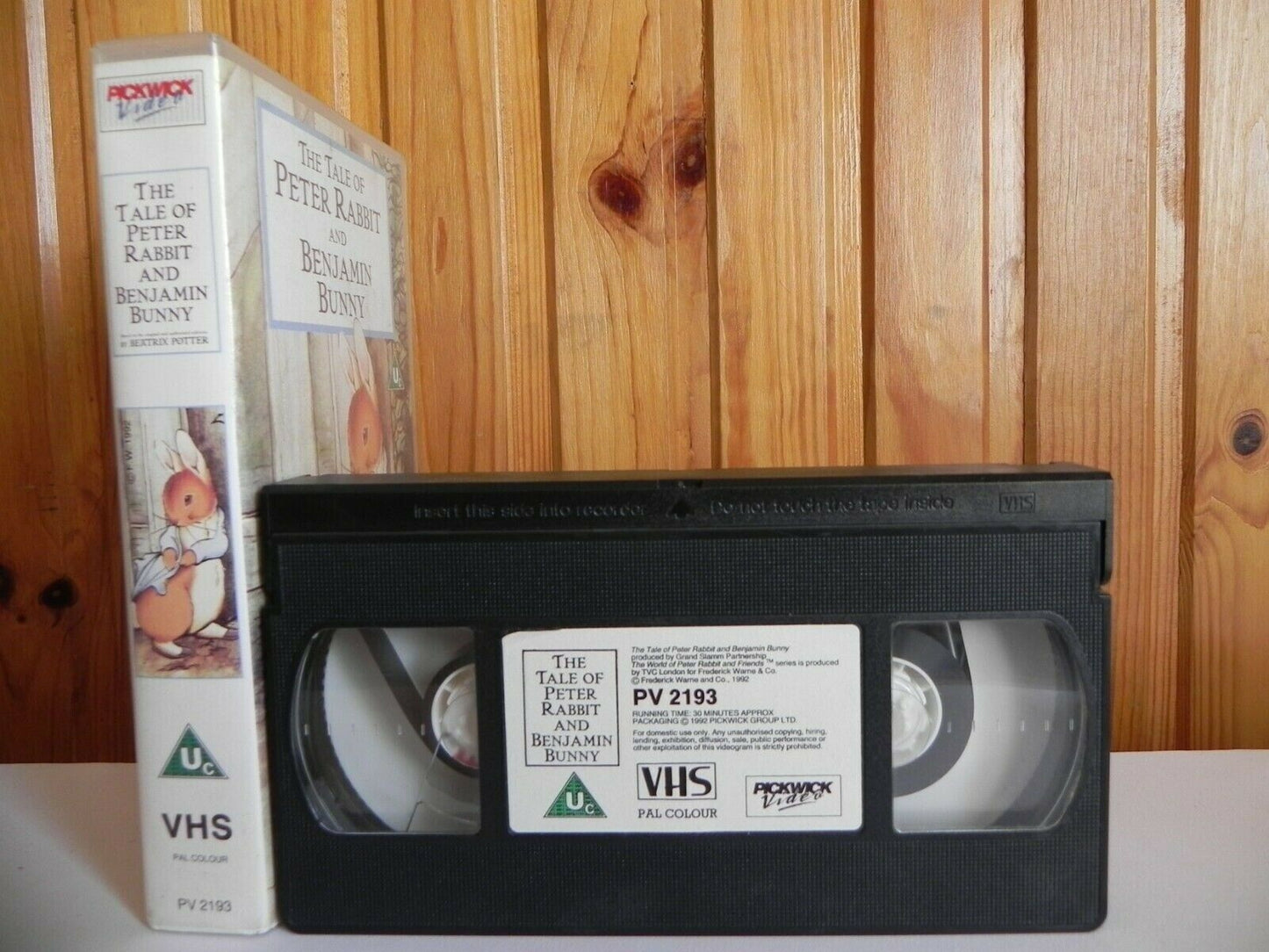 The Tale Of Peter Rabbit And Benjamin Bunny - Animated - Adventutres - Pal VHS-