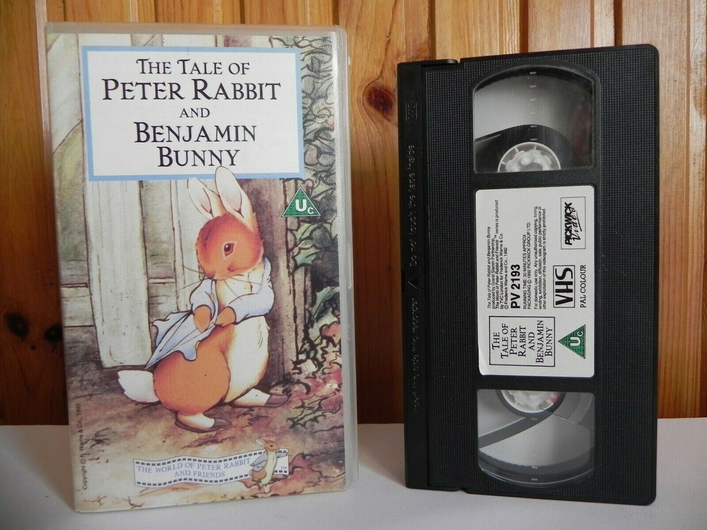 The Tale Of Peter Rabbit And Benjamin Bunny - Animated - Adventutres - Pal VHS-