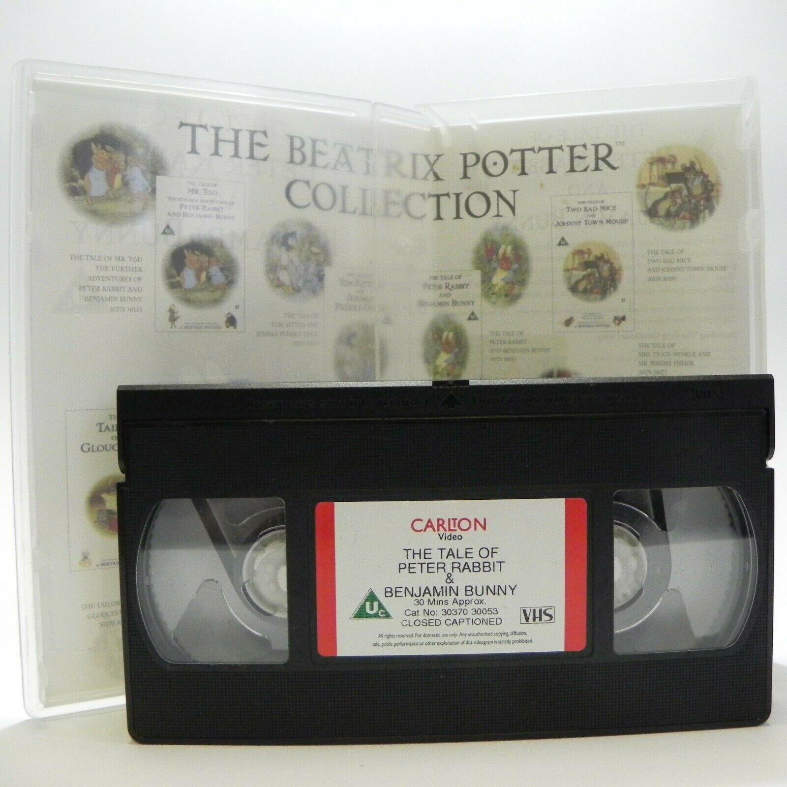 The Tale Of Peter Rabbit And Benjamin Bunny - Children's Adventures - Pal VHS-