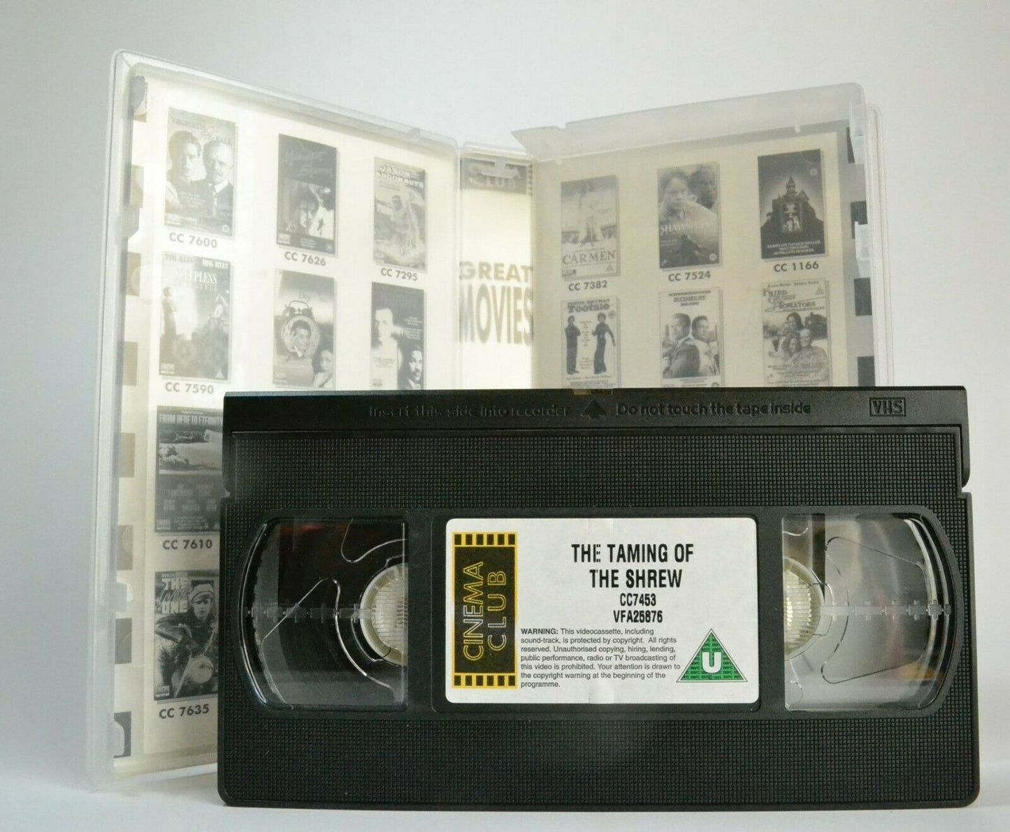 The Taming Of The Shrew; [William Shakespeare] Comedy - Elizabeth Taylor - VHS-