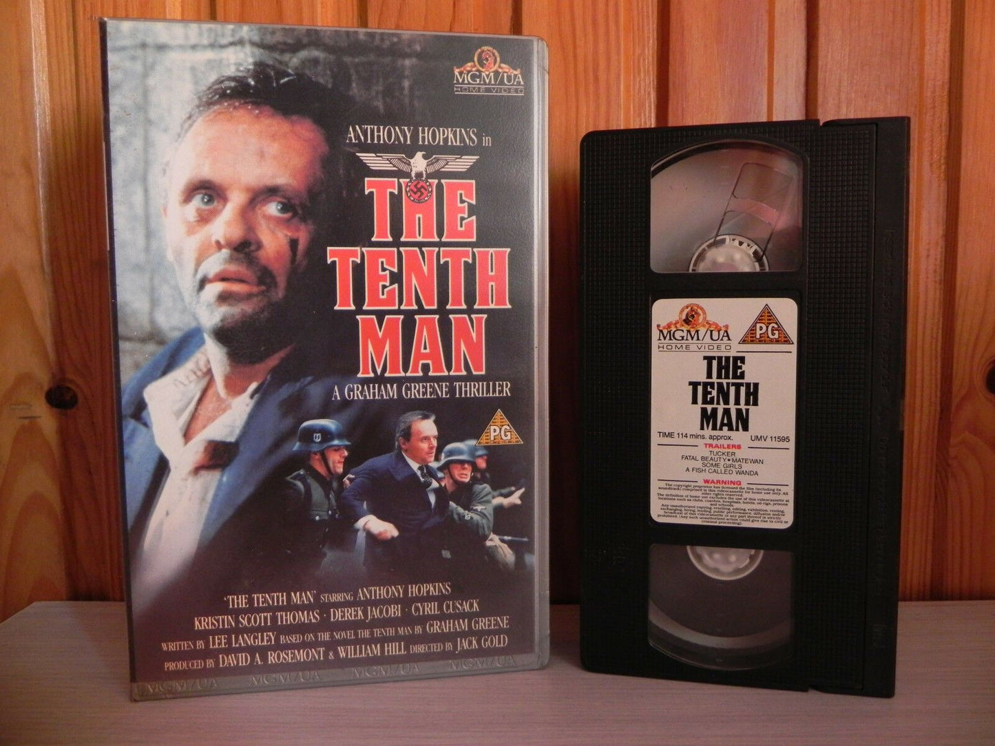 The Tenth Man - Anthony Hopkins - Graham Greene Thriller - Ex-Rental - 11595 VHS-