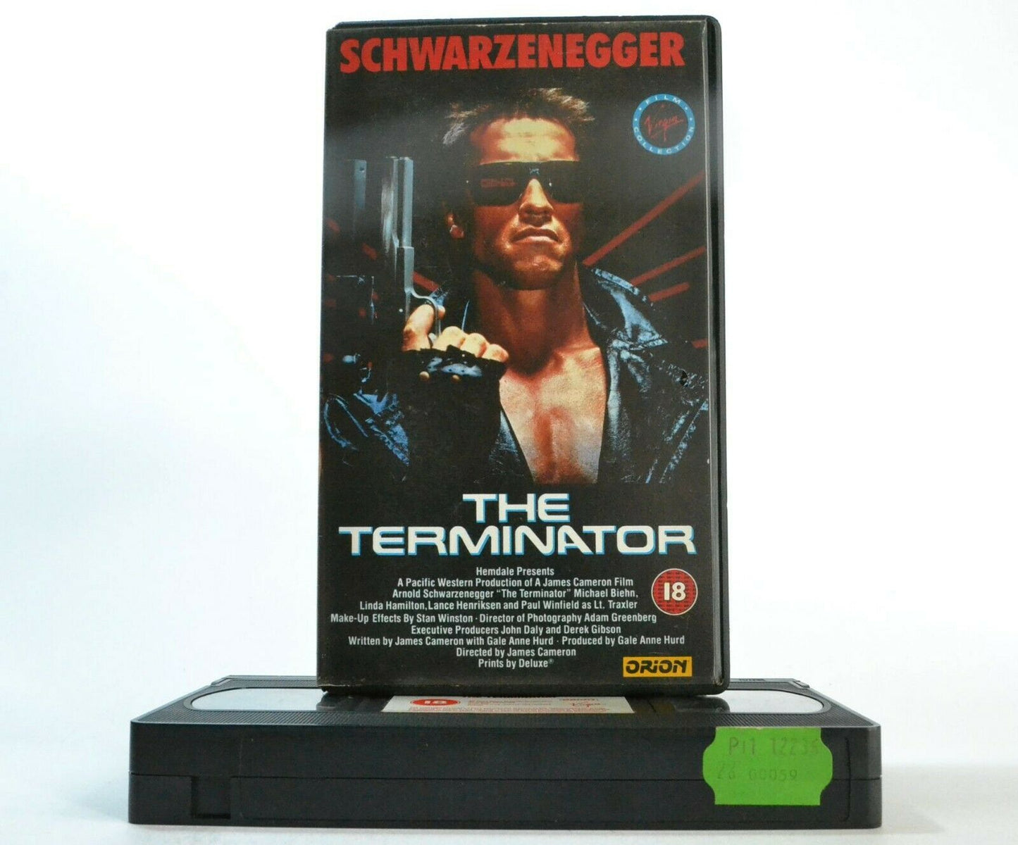 The Terminator: Iconic Sleeve - (1988) Virgin Release - Sci-Fi Action - Pal VHS-