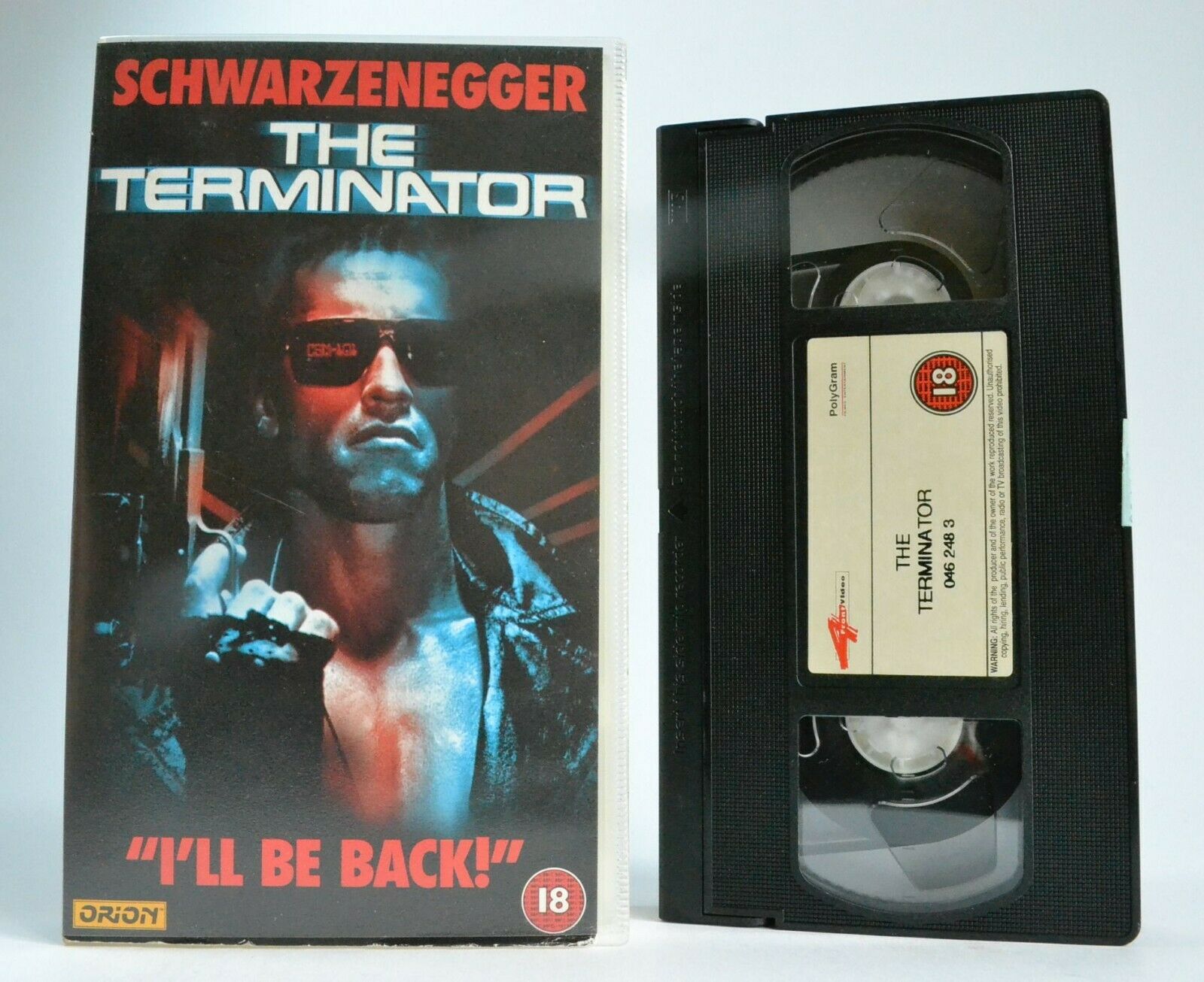 The Terminator; [James Cameron] - Sci-Fi Action - Arnold Schwarzenegger - VHS-