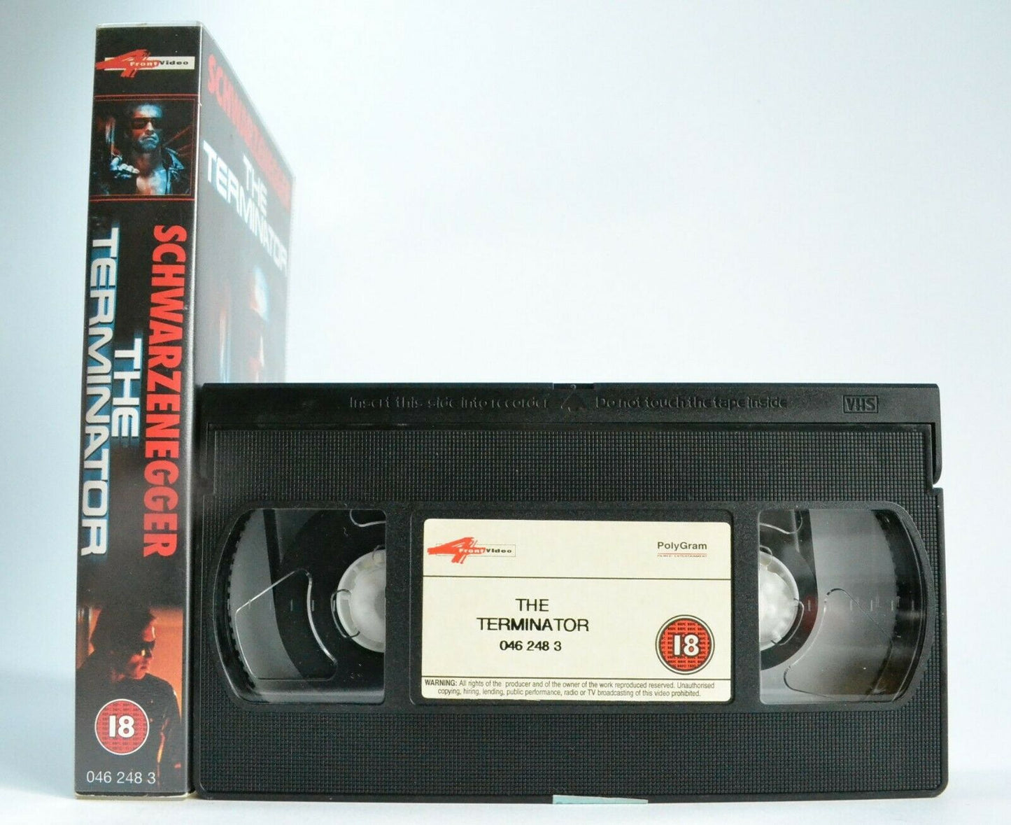 The Terminator; [James Cameron] - Sci-Fi Action - Arnold Schwarzenegger - VHS-