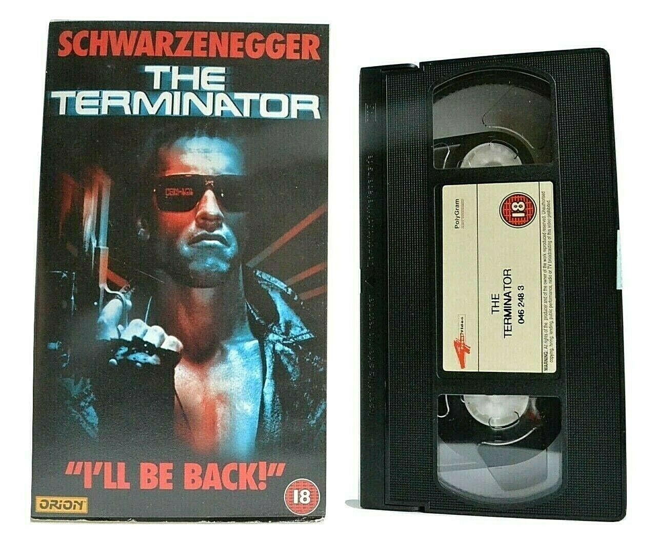 The Terminator; [James Cameron] - Sci-Fi Action - Arnold Schwarzenegger - VHS-