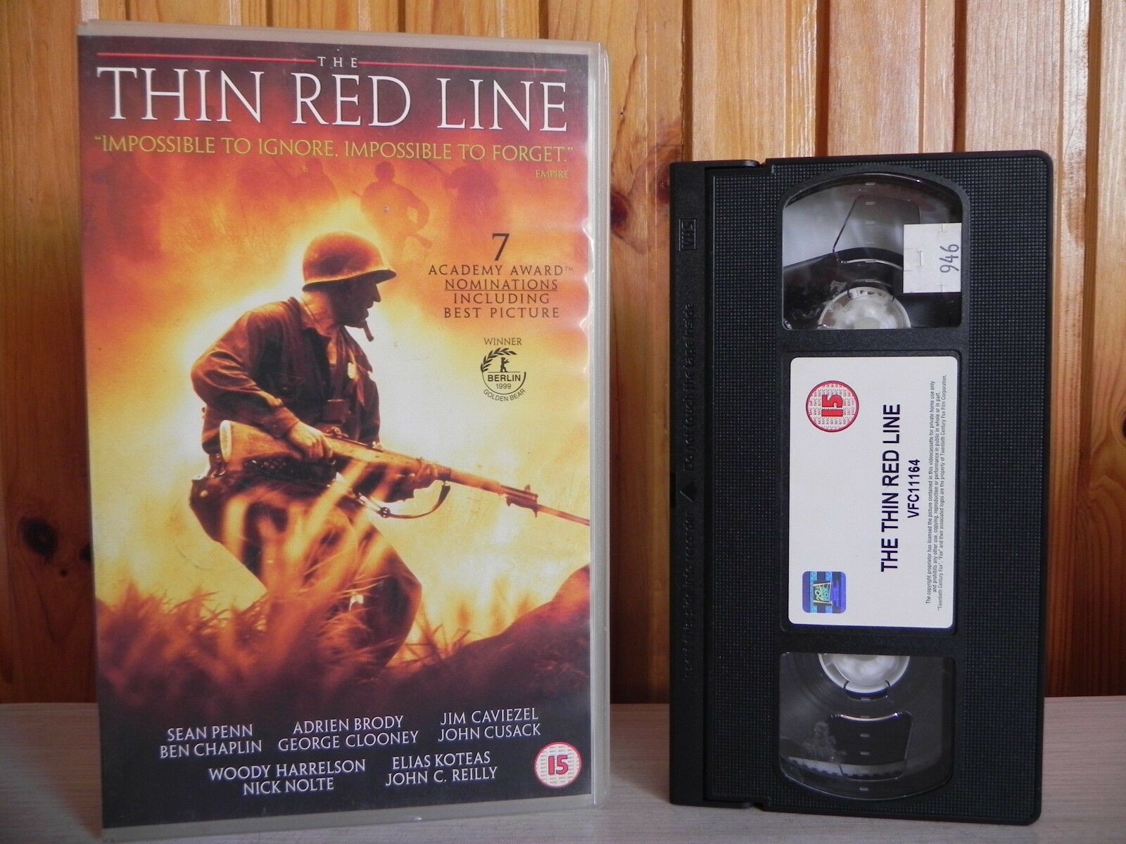 The Thin Red Line: Adaptation, 1962 Novel (James Jones) - Mount Austen - War VHS-