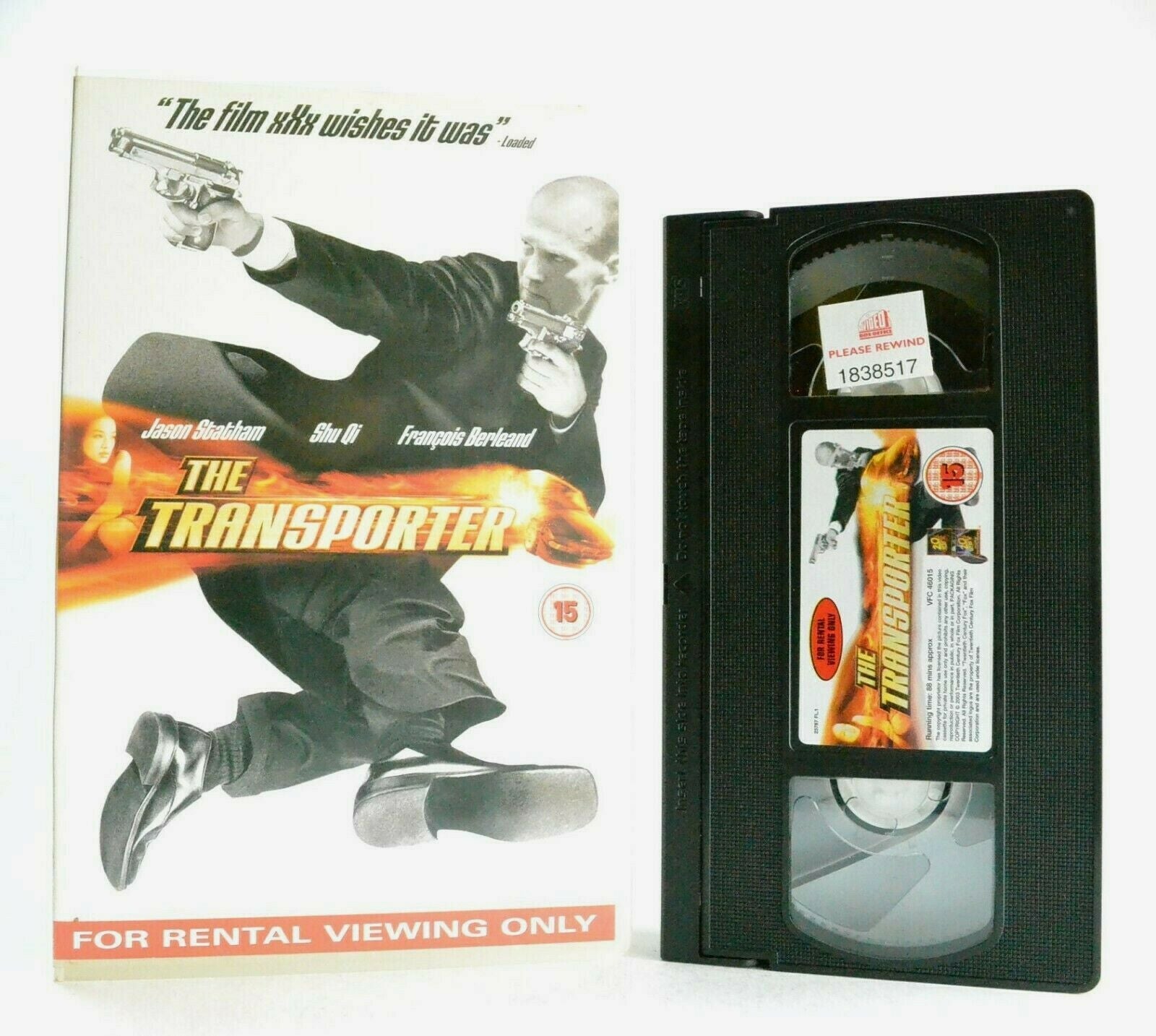 The Transporter: A C.Yuen Film (2002) - Action - Large Box - J.Statham - Pal VHS-