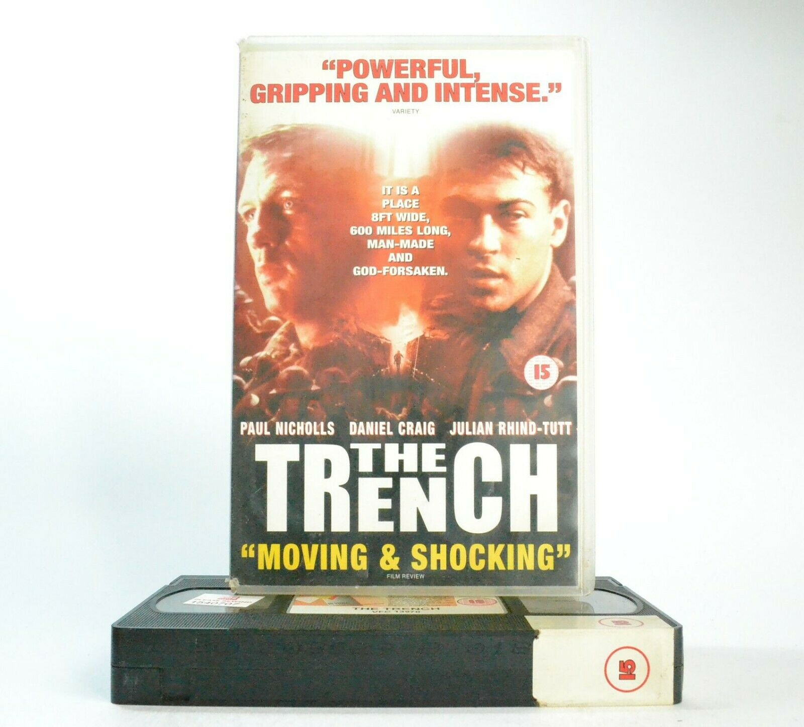 The Trench: Independent War Film (1999) - Large Box - Ex-Rental - D.Craig - VHS-