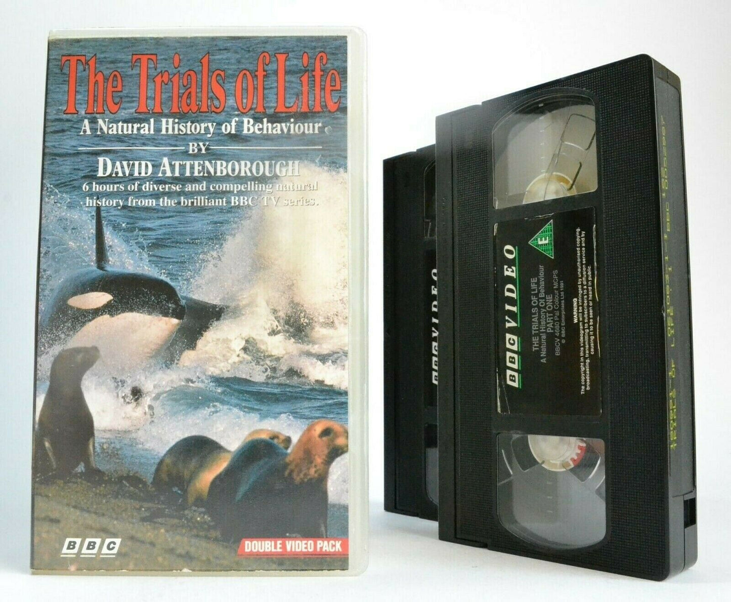 The Trials Of Life: A Natural History Of Behaviour - David Attenborough - VHS-