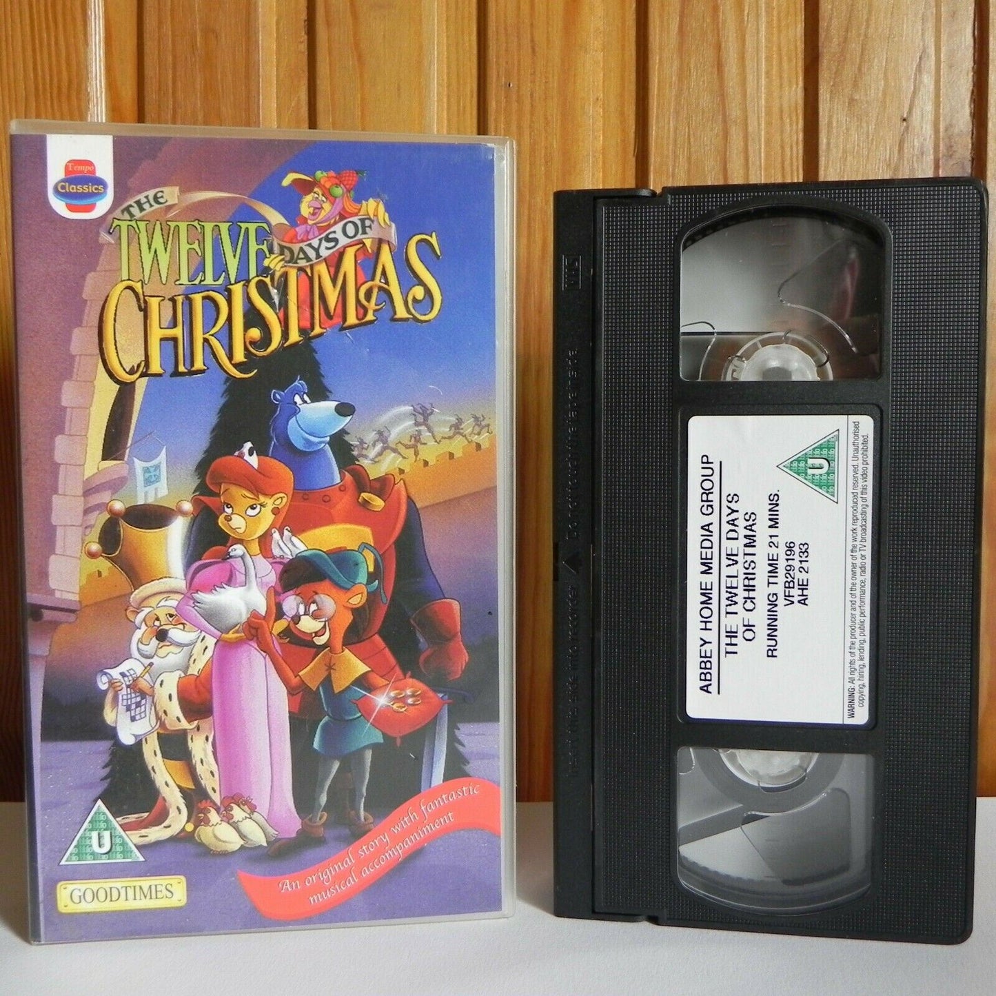 The Twelve Days Of Christmas - Animated - Adventures - Musical - Kids - Pal VHS-