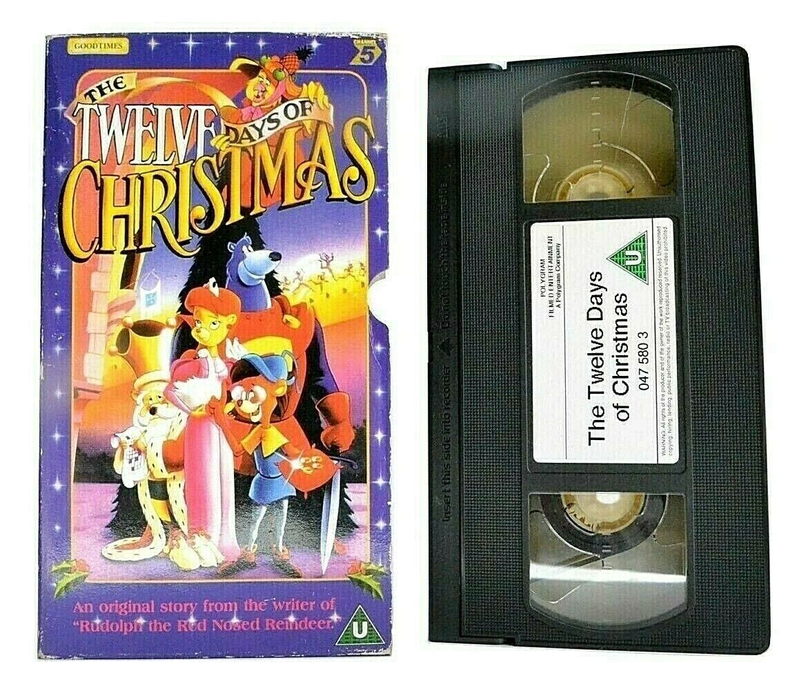 The Twelve Days Of Christmas (Tempo Video): Holiday Animation - Kids - Pal VHS-