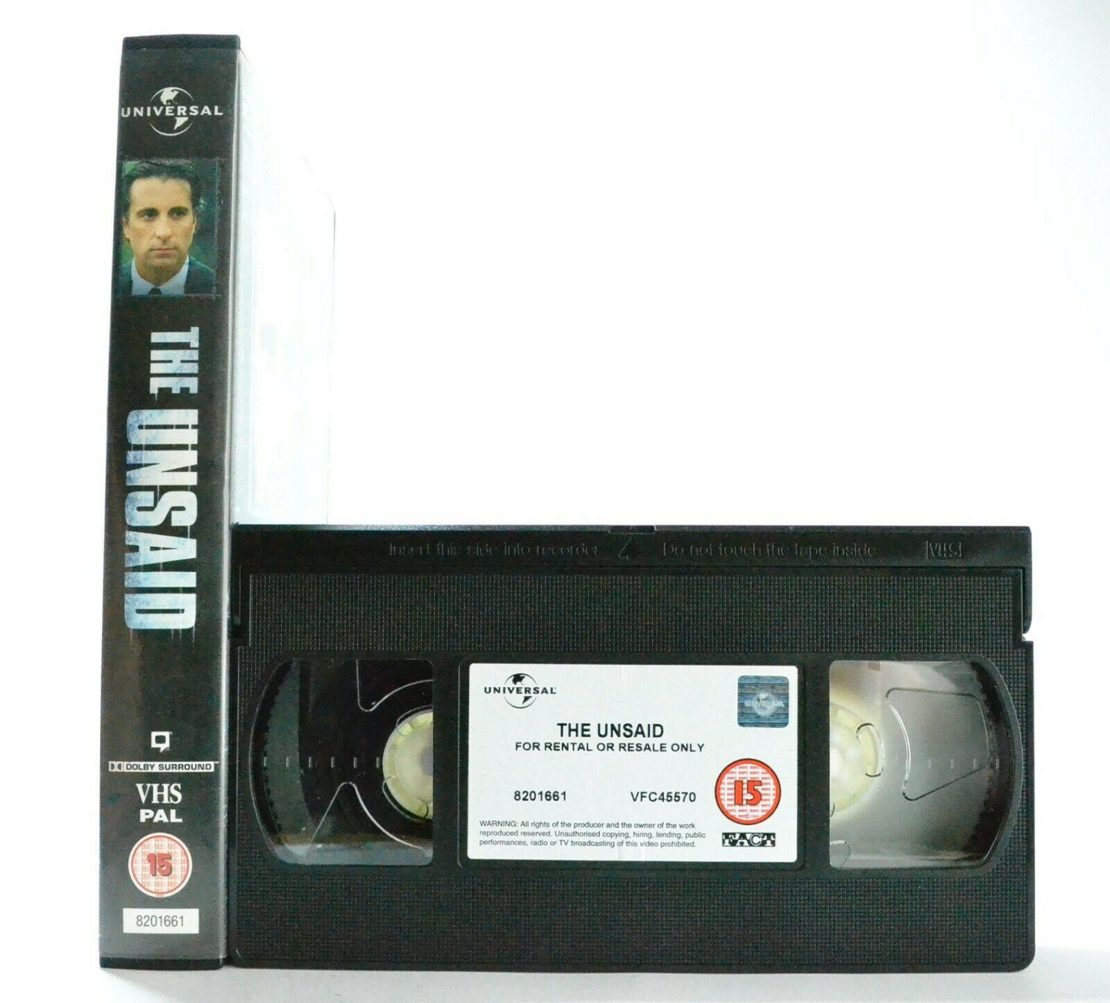 The Unsaid: Thriller/Drama (2001) - Large Box - Family Tragedy - A.Garcia - VHS-